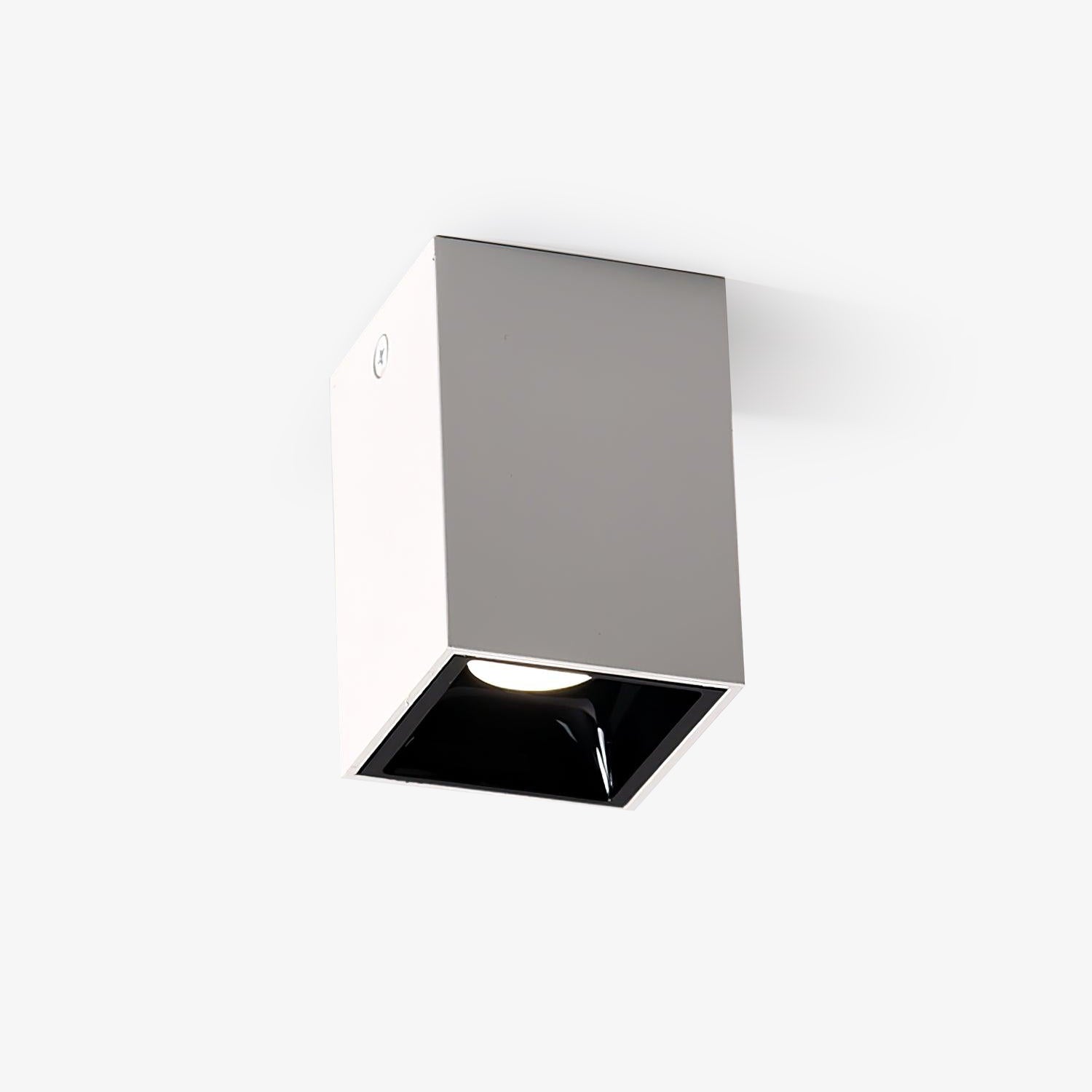 Lustra Ceiling Light Cube Square Black Spotlight - Letslighting