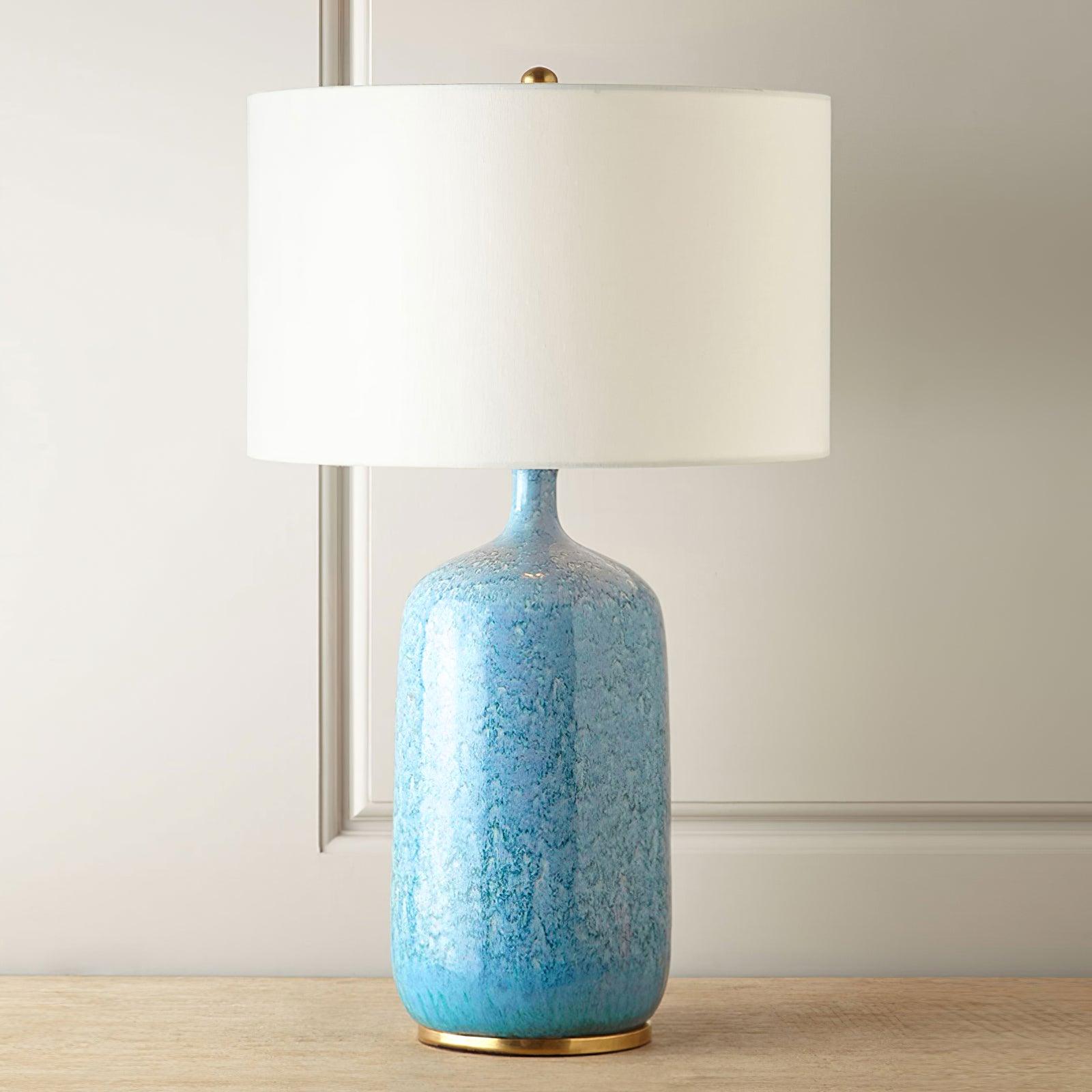 Vintare Fabric Ceramics Table Lamp - Letslighting
