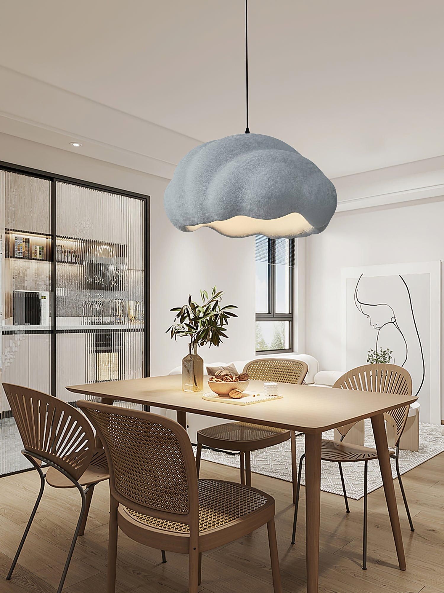 Itheira Modern Minimalist Plastic Pendant Light - Letslighting