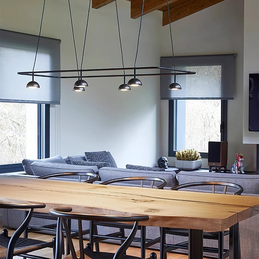 Aurora Chandelier LED Sleek - Letslighting
