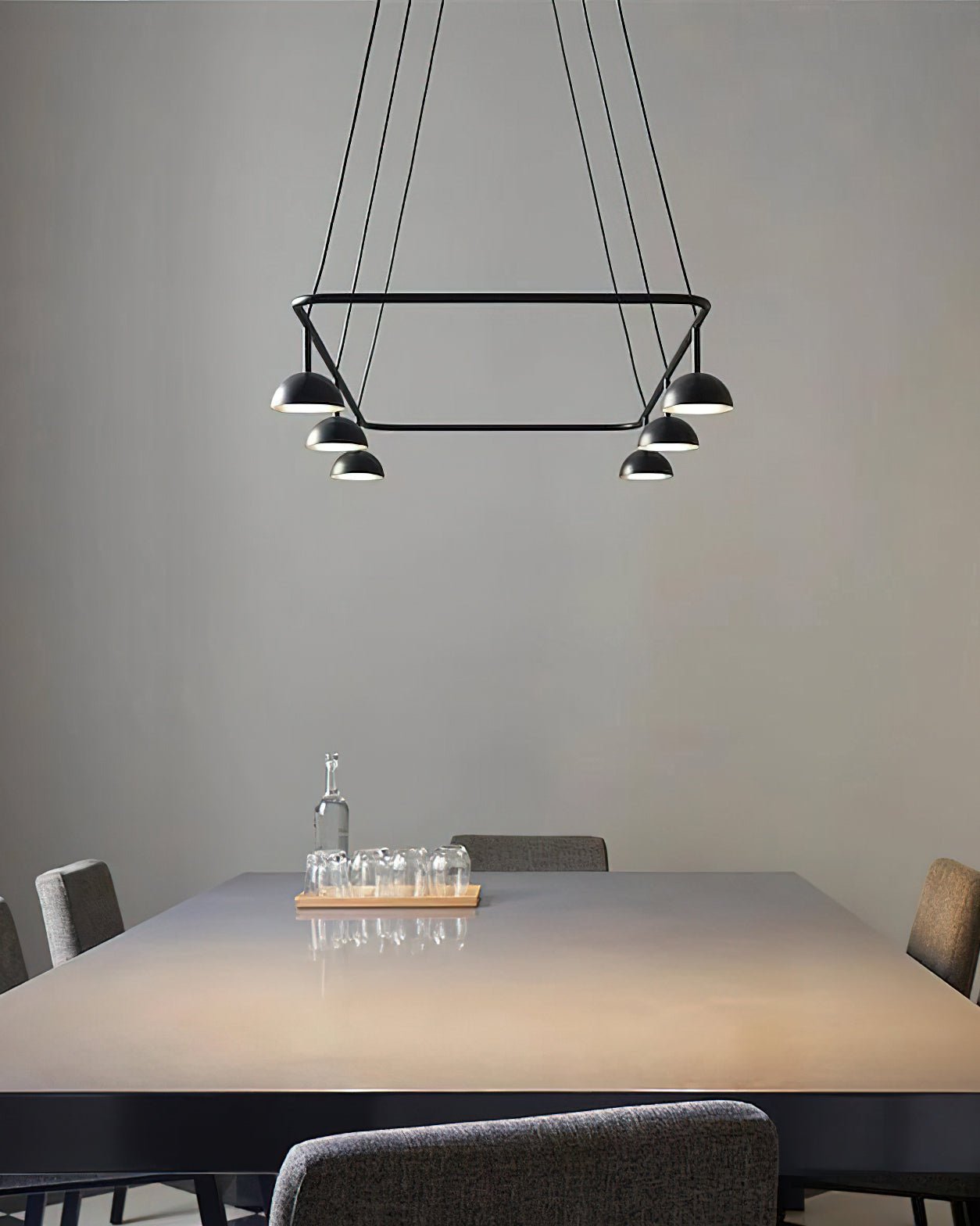 Aurora Chandelier LED Sleek - Letslighting