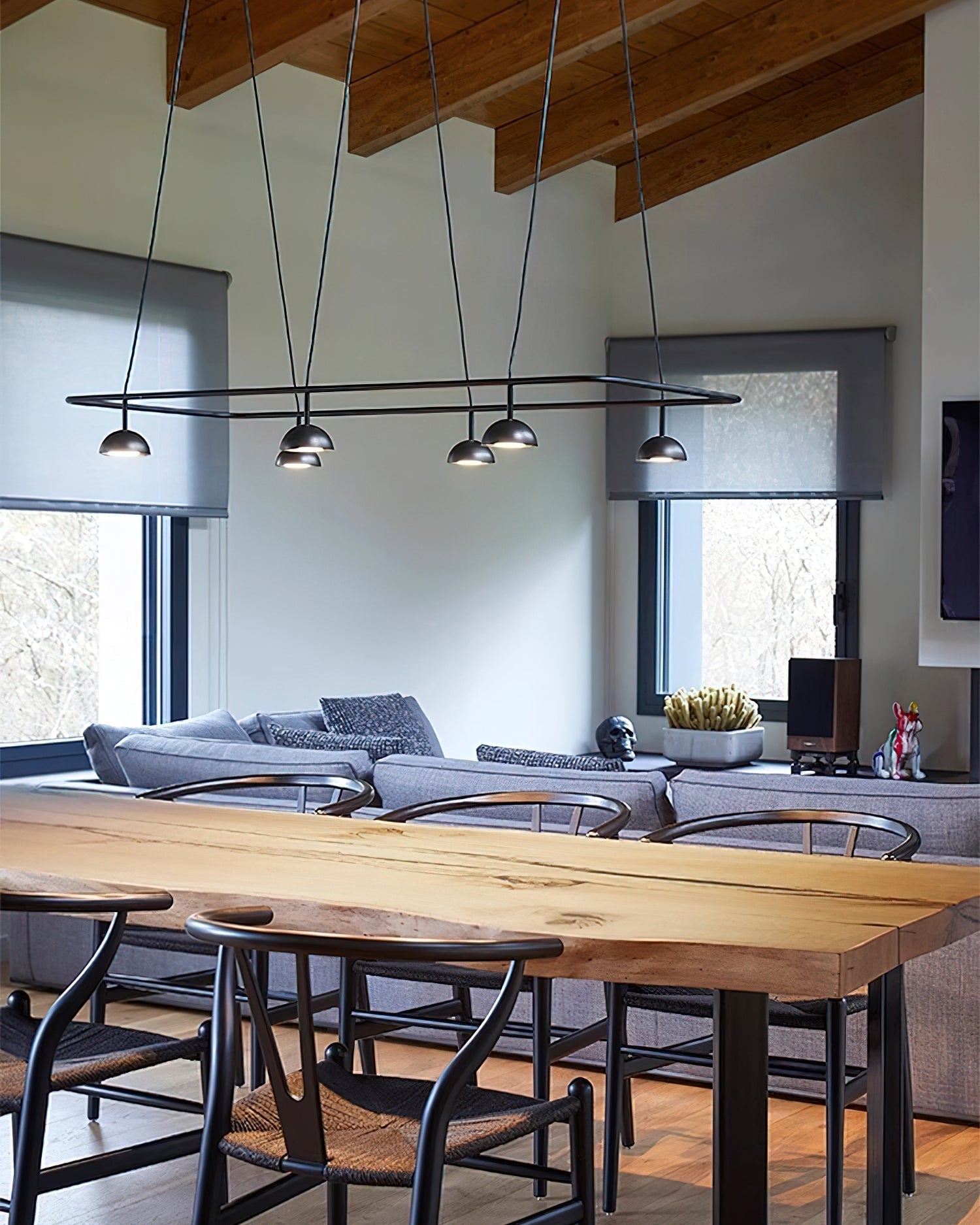 Aurora Chandelier LED Sleek - Letslighting