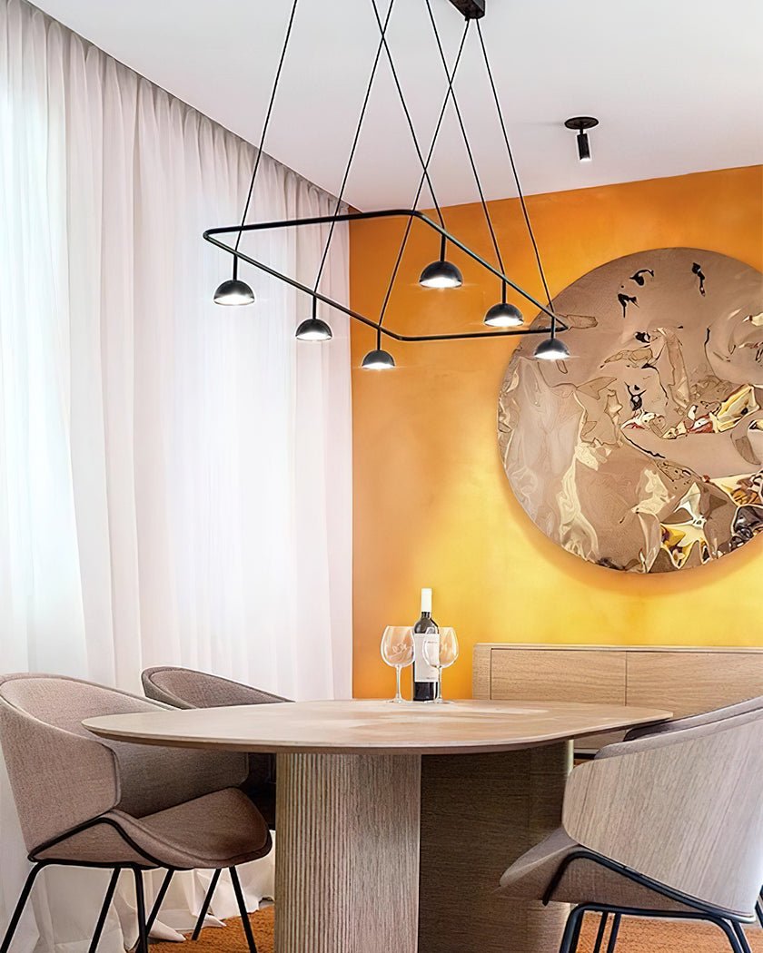 Aurora Chandelier LED Sleek - Letslighting
