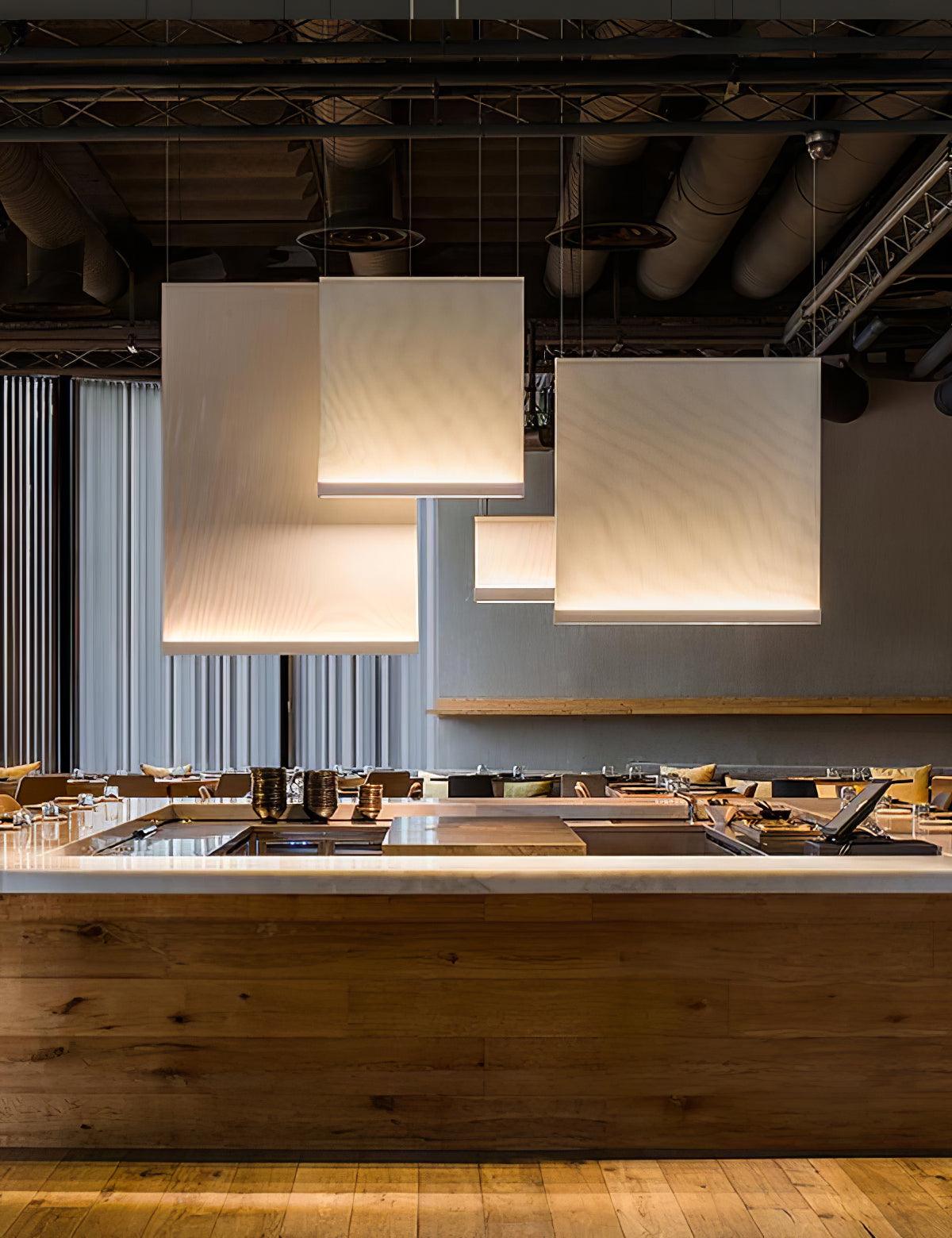 Lumina Minimalist Curtain Pendant Lamp - Letslighting