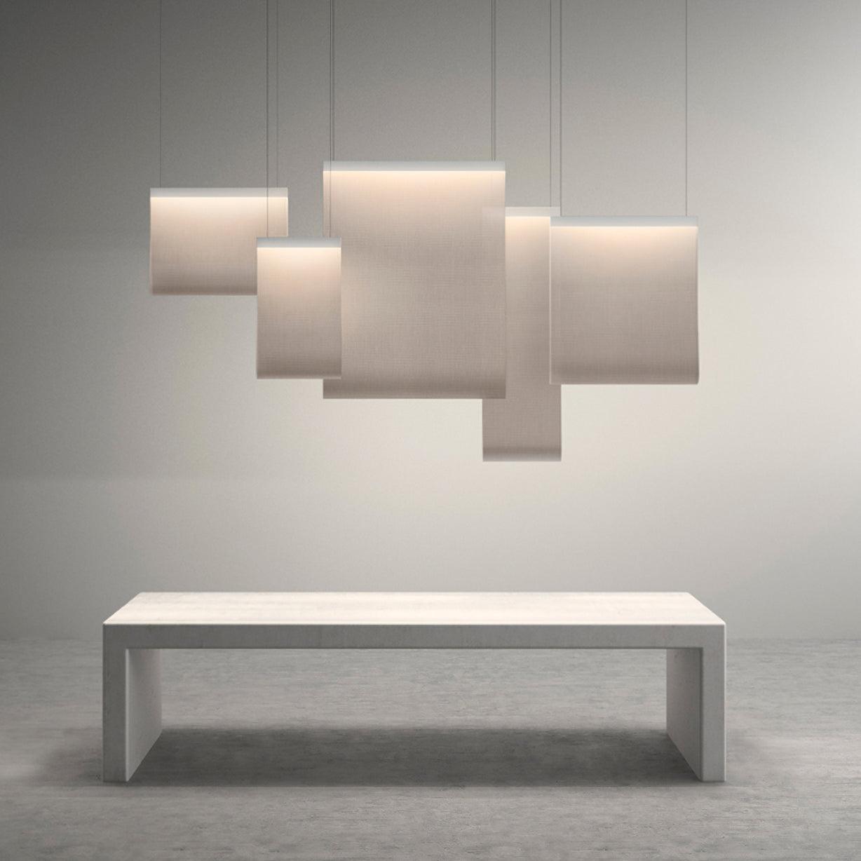 Lumina Minimalist Curtain Pendant Lamp - Letslighting