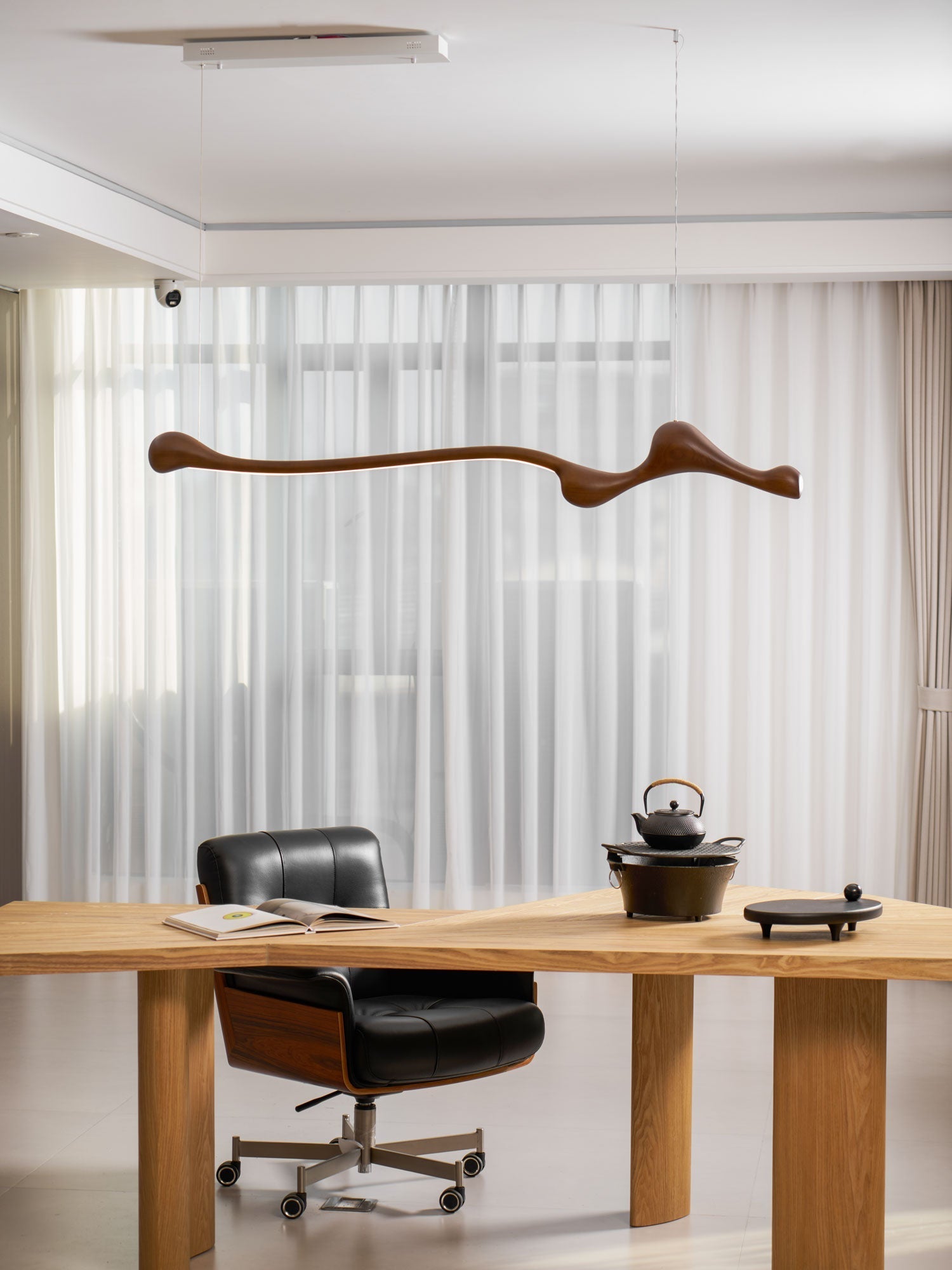 Solarace Wood Retro Pendant Lamp - Letslighting