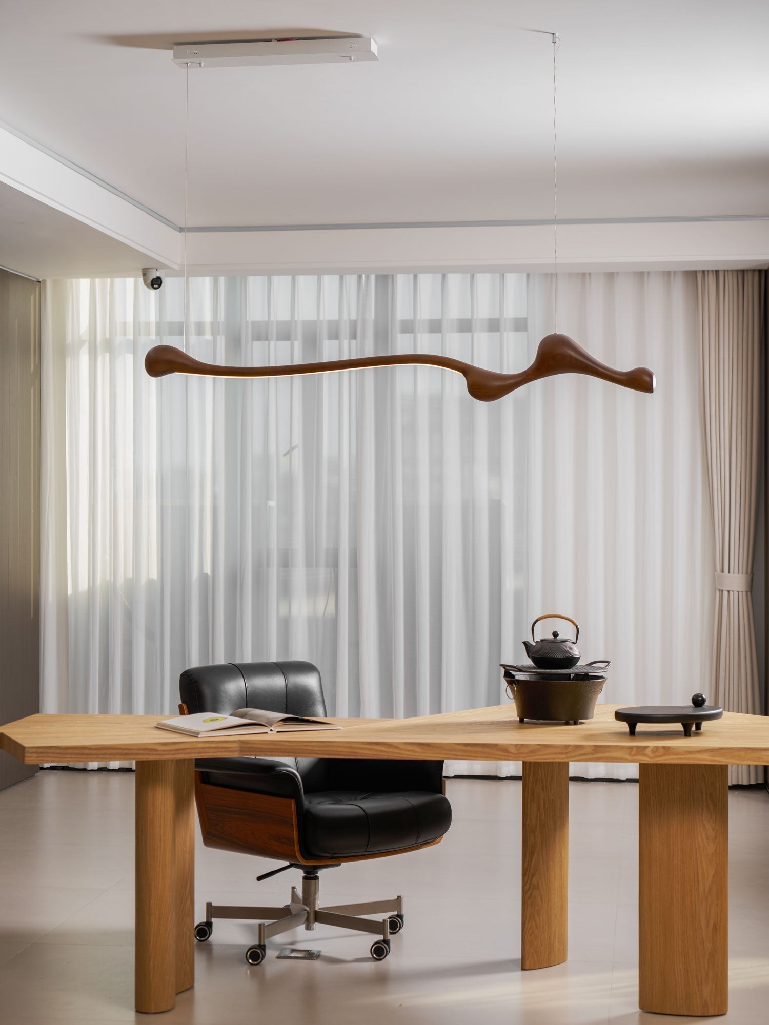 Solarace Wood Retro Pendant Lamp - Letslighting