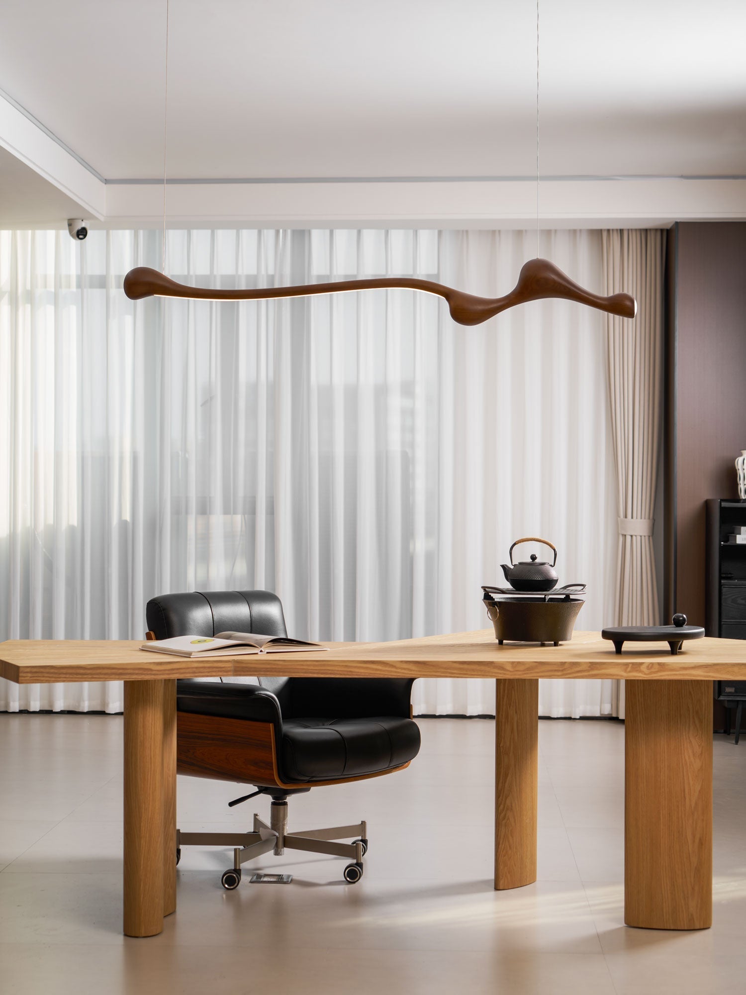 Solarace Wood Retro Pendant Lamp - Letslighting