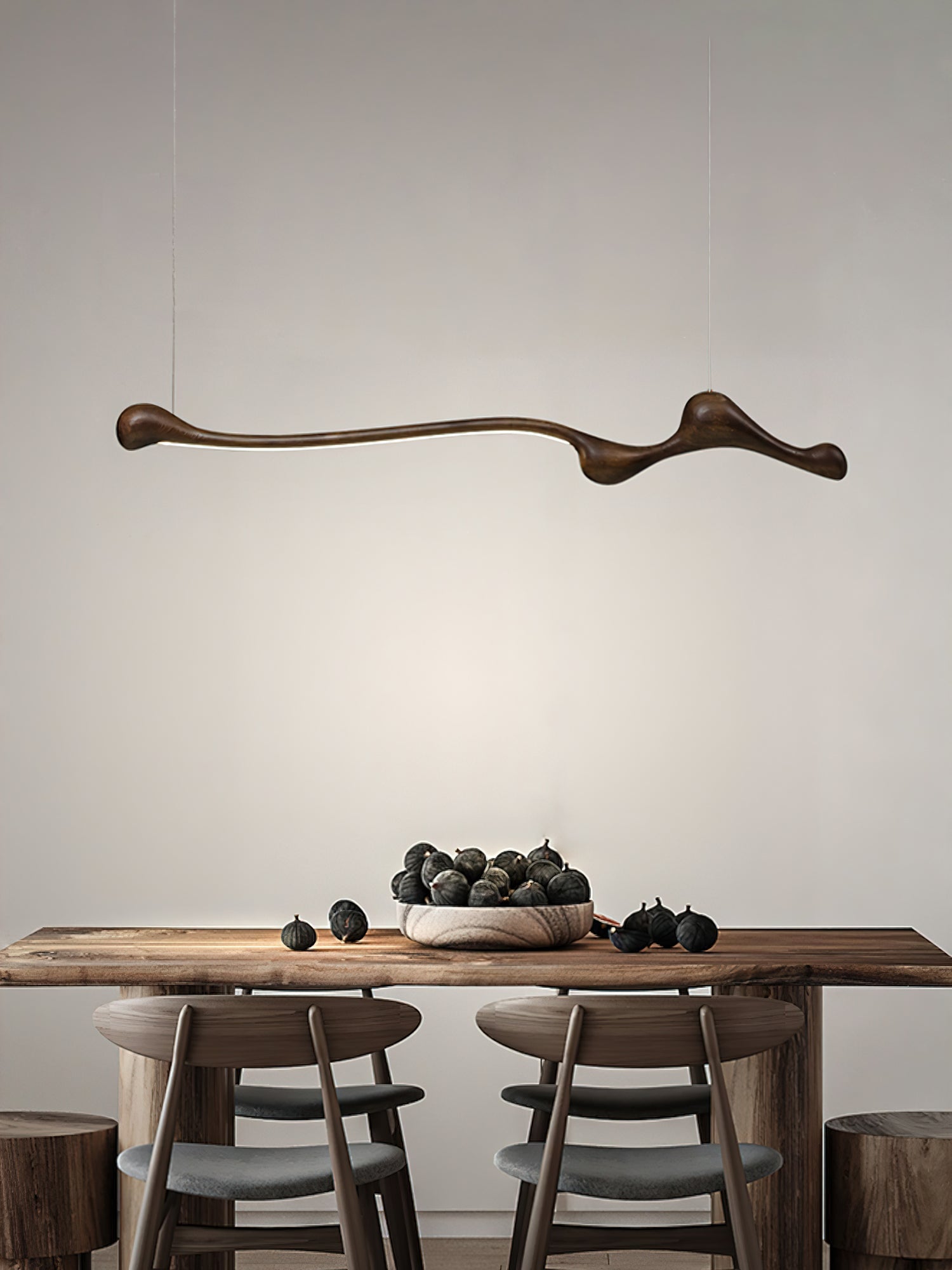 Solarace Wood Retro Pendant Lamp - Letslighting
