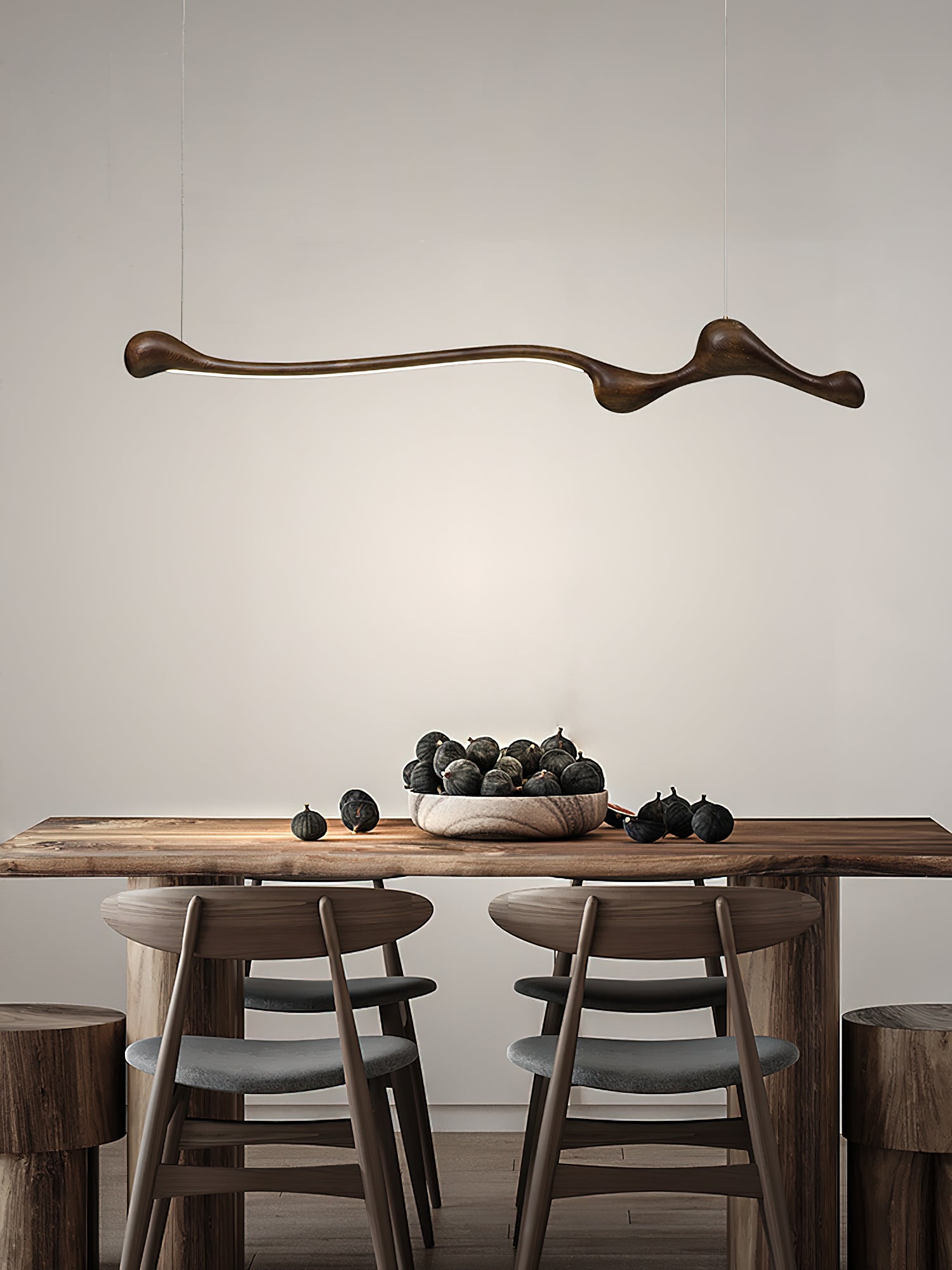 Solarace Wood Retro Pendant Lamp - Letslighting
