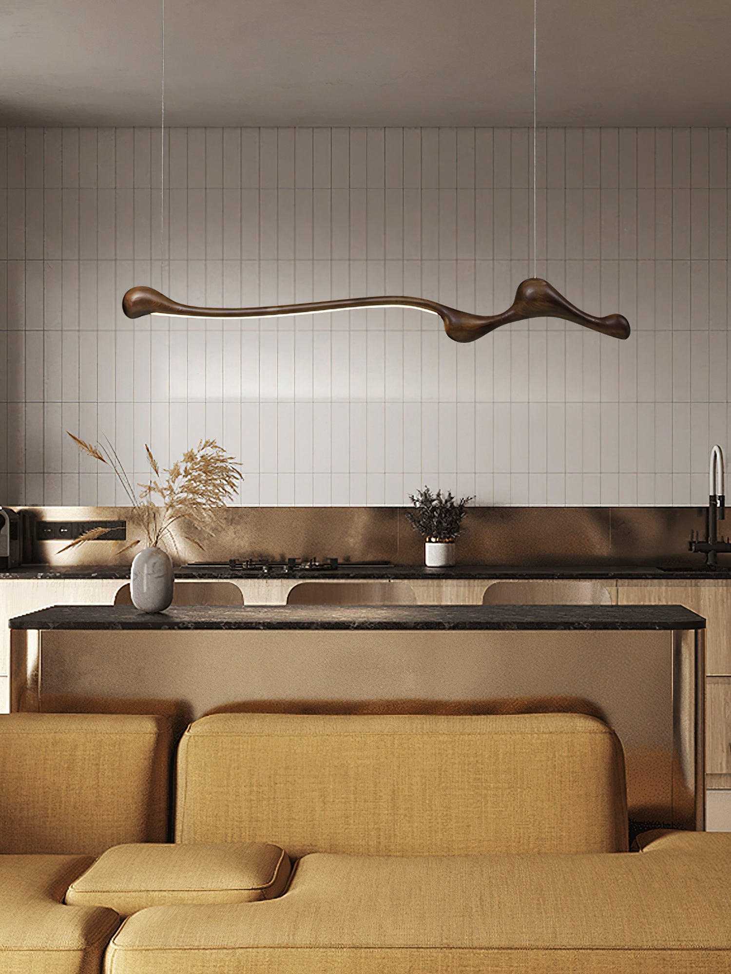 Solarace Wood Retro Pendant Lamp - Letslighting