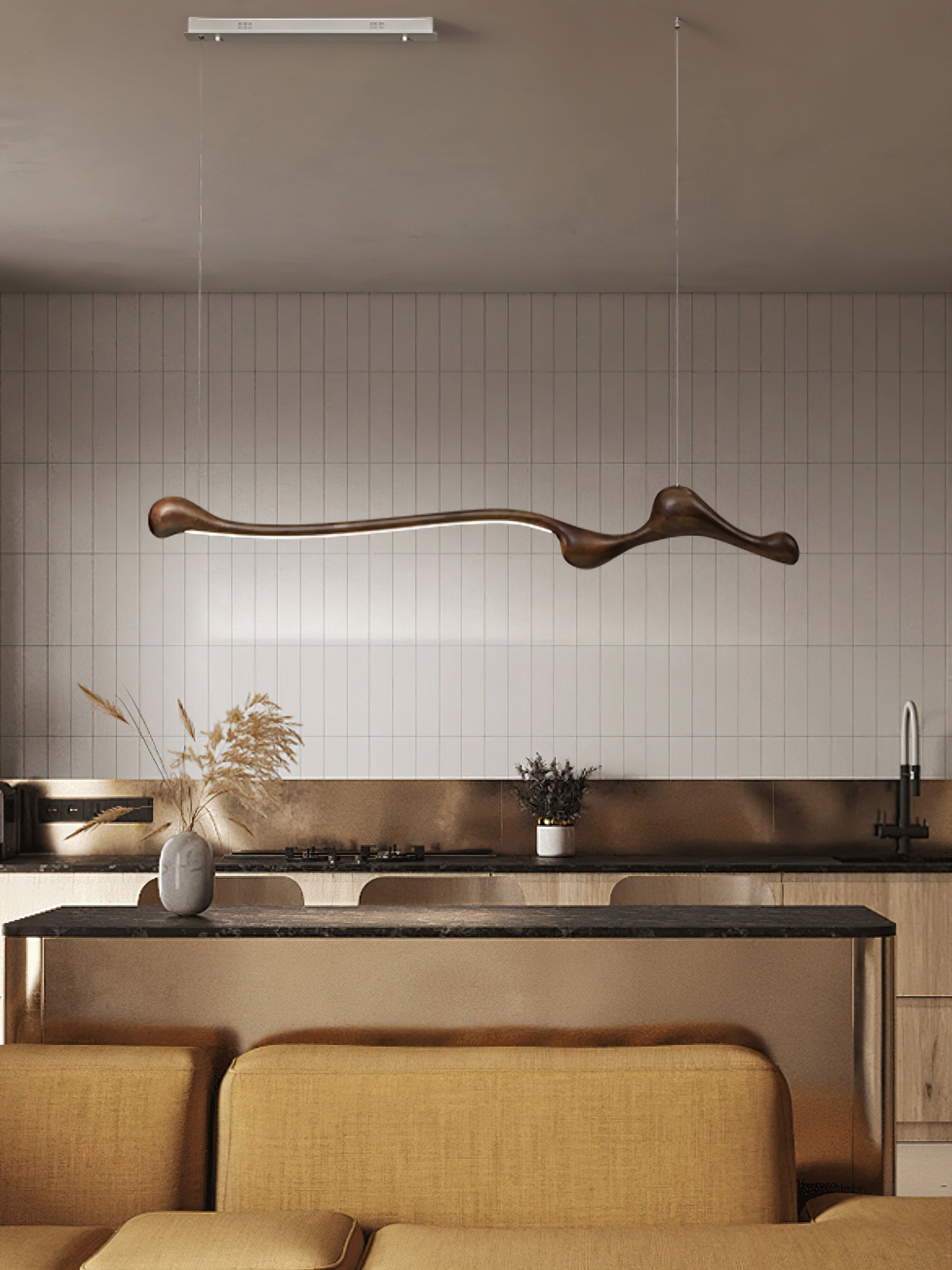 Solarace Wood Retro Pendant Lamp - Letslighting