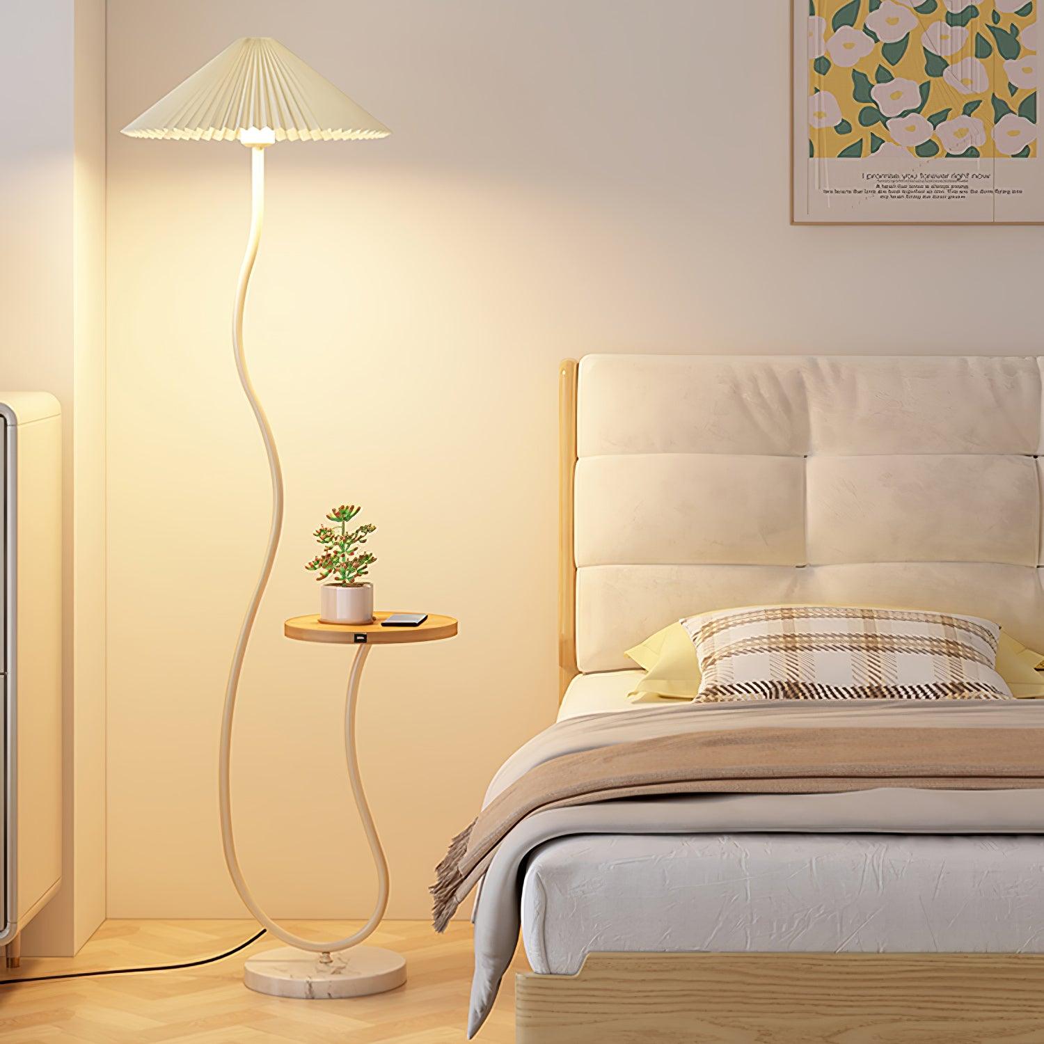 TwistGlow Minimalist Wood Floor Lamp - Letslighting