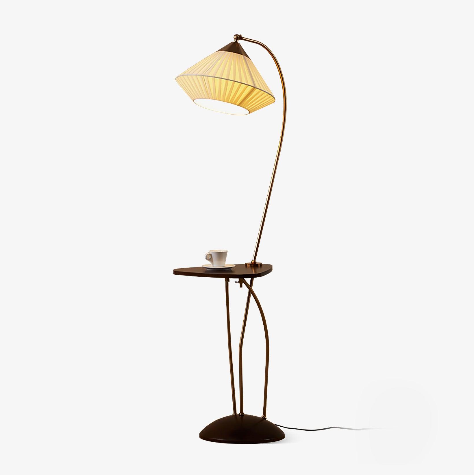 Elvio Fabric Vintage Floor Lamp - Letslighting