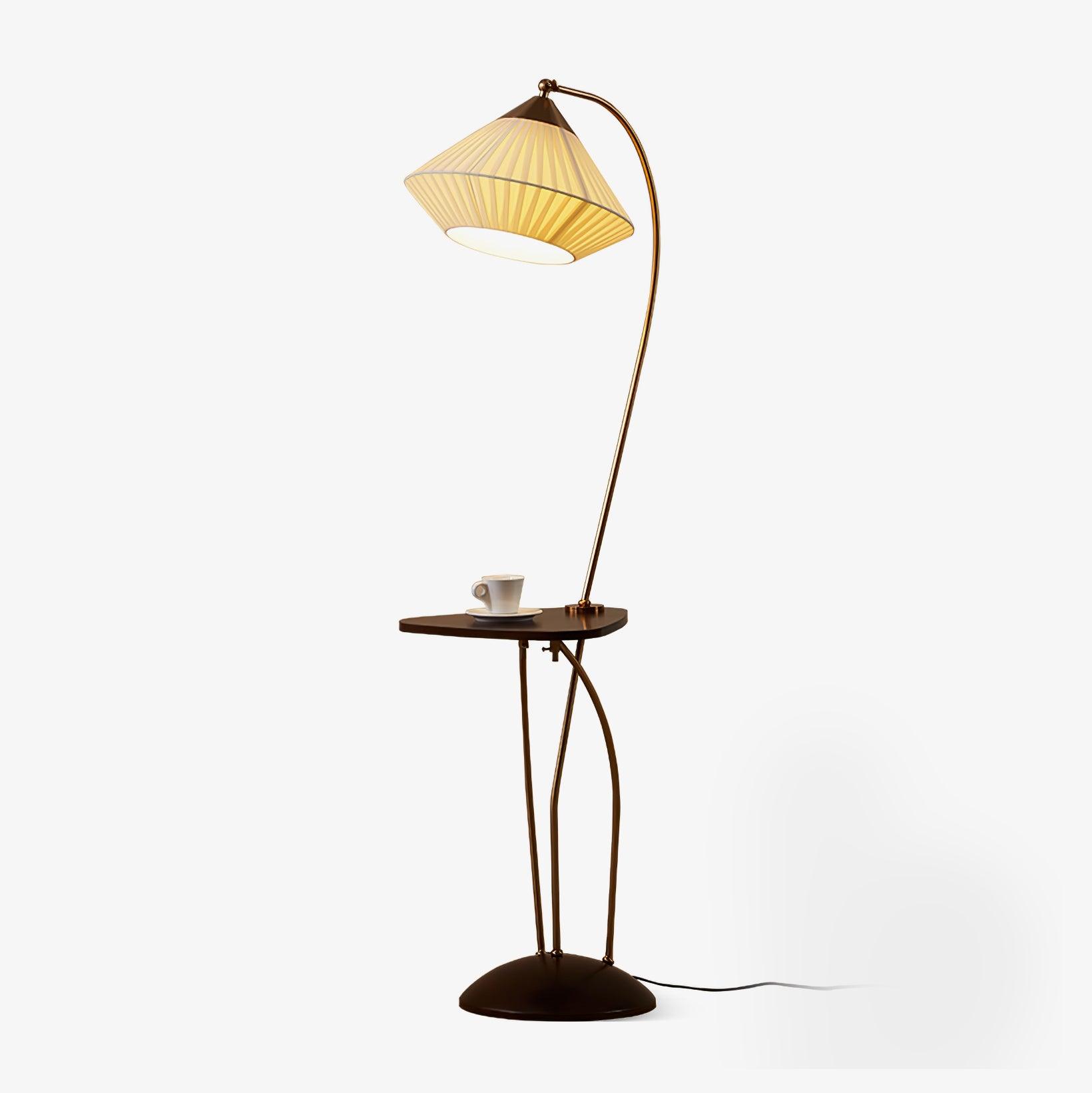Elvio Fabric Vintage Floor Lamp - Letslighting