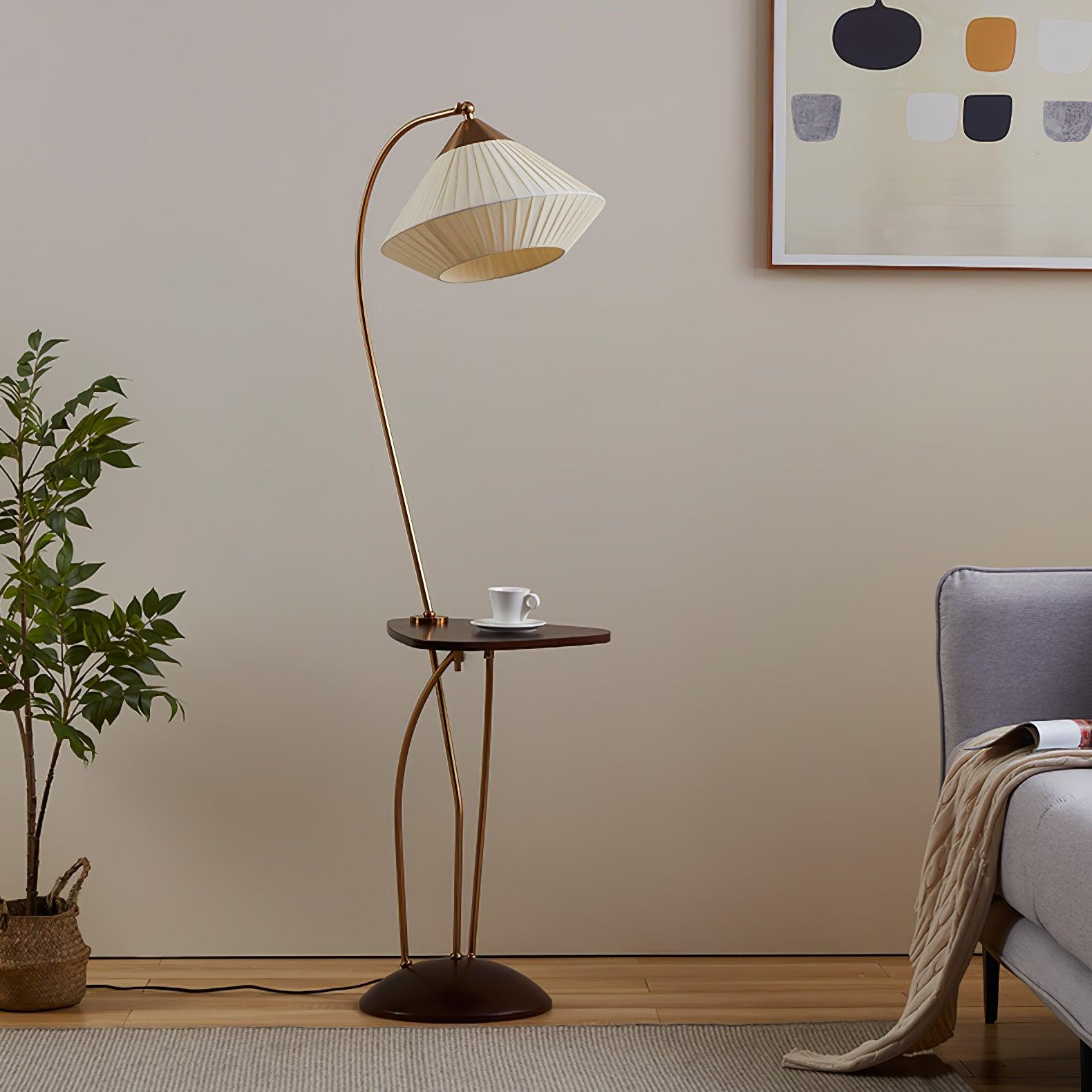 Elvio Fabric Vintage Floor Lamp - Letslighting