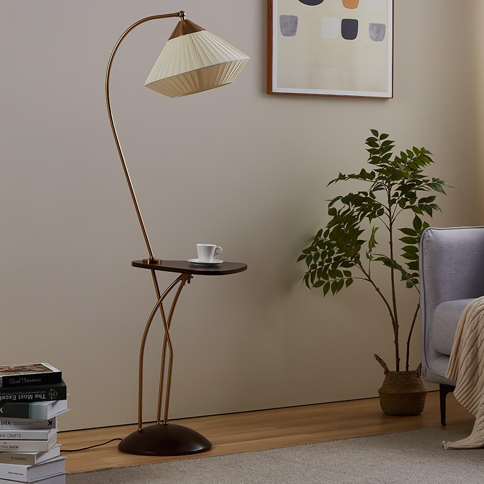 Elvio Fabric Vintage Floor Lamp - Letslighting