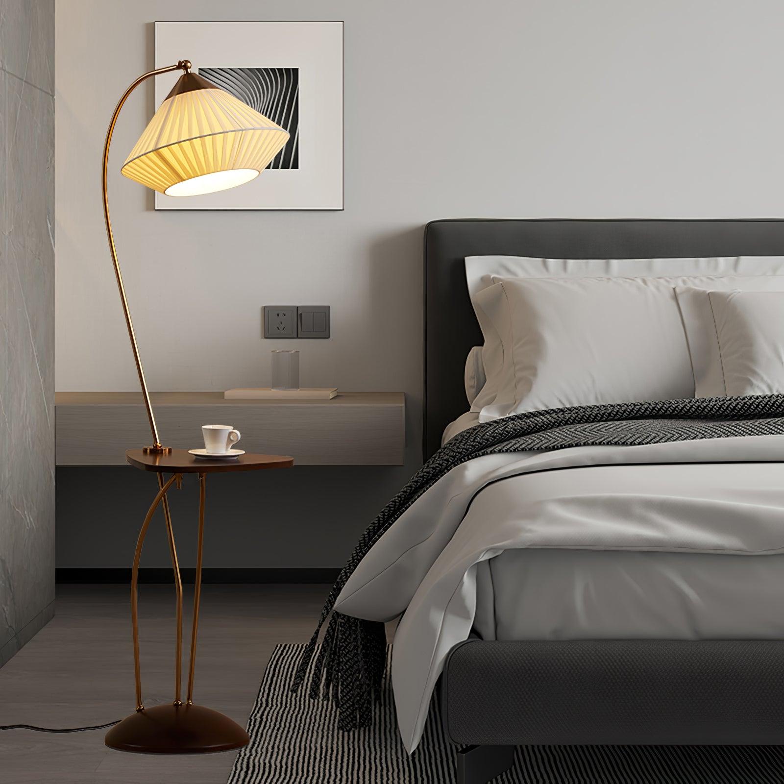 Elvio Fabric Vintage Floor Lamp - Letslighting