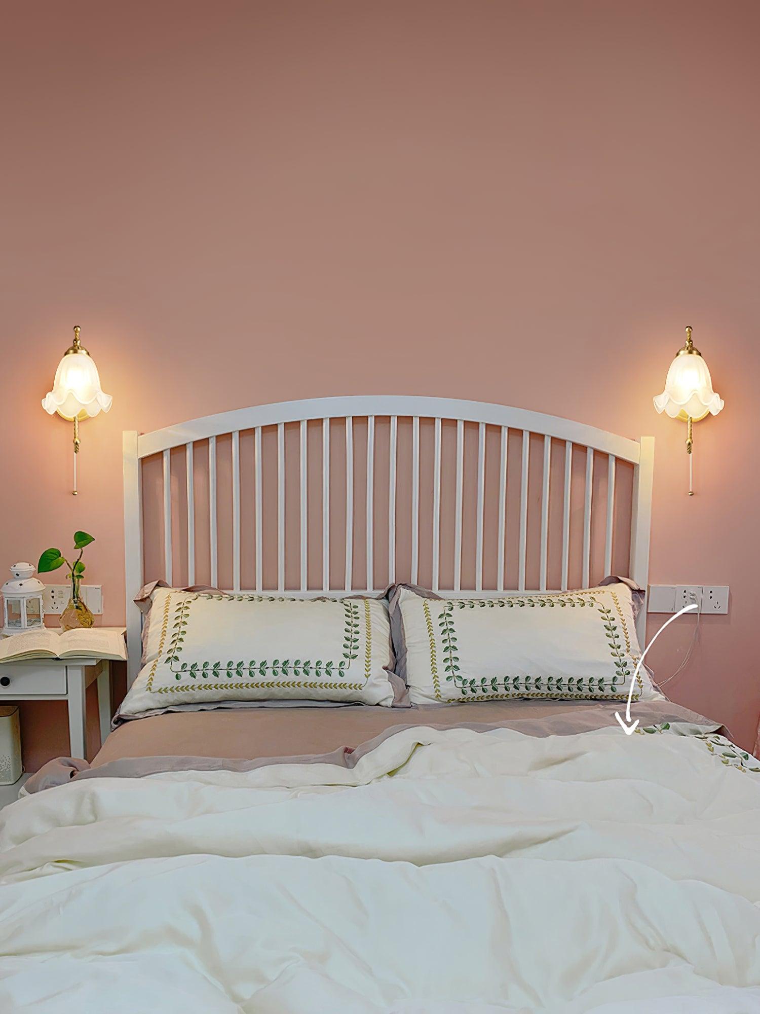 Lustra Wall Sconce Brass Gooseneck Glass - Letslighting