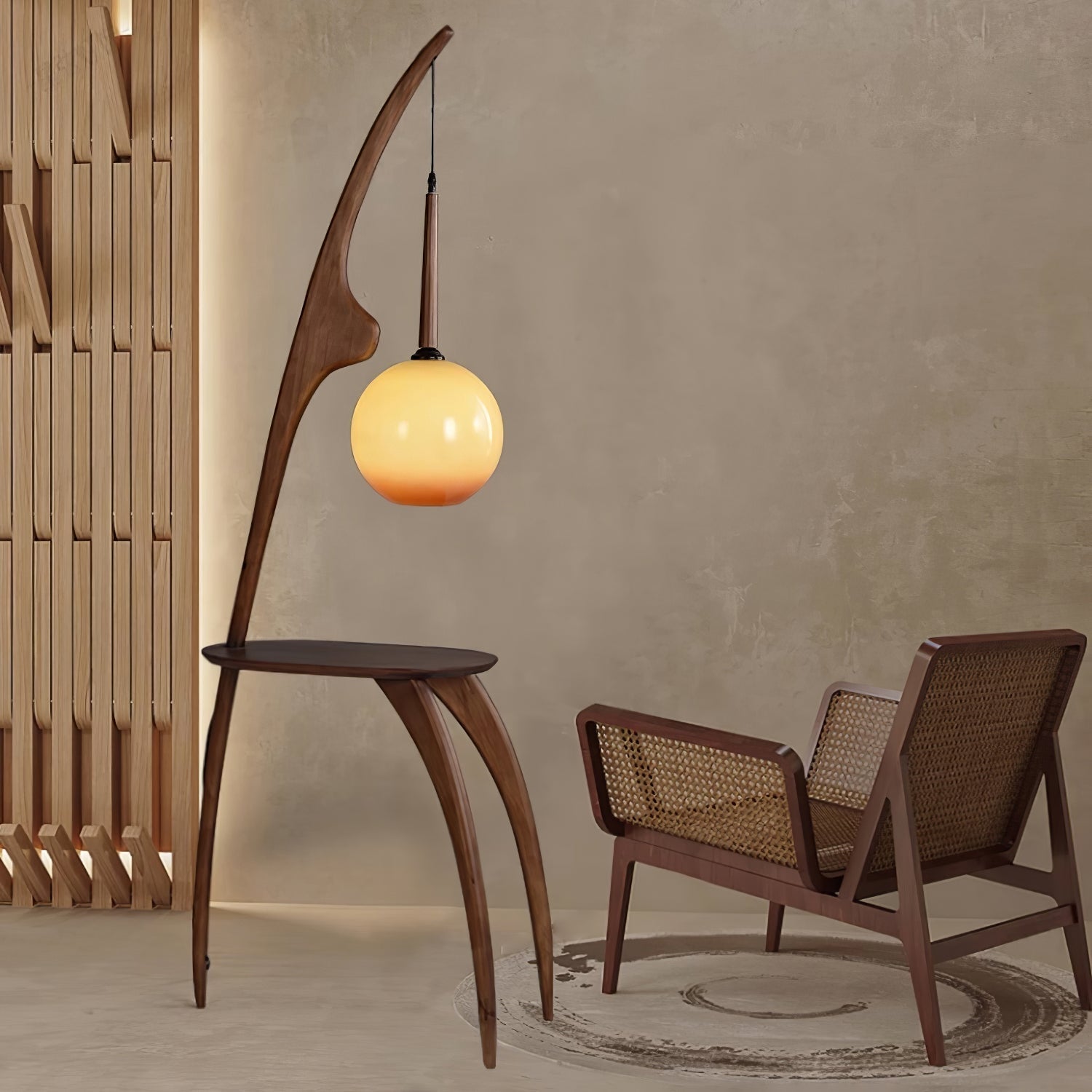 Lustra Curved Mantis Arm Floor Lamp - Letslighting