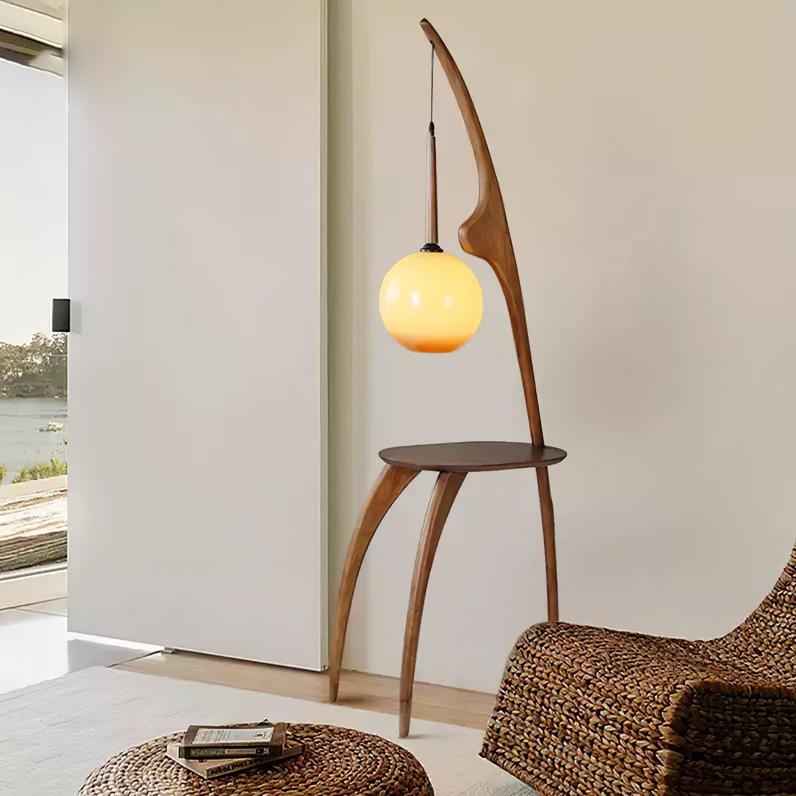 Lustra Curved Mantis Arm Floor Lamp - Letslighting
