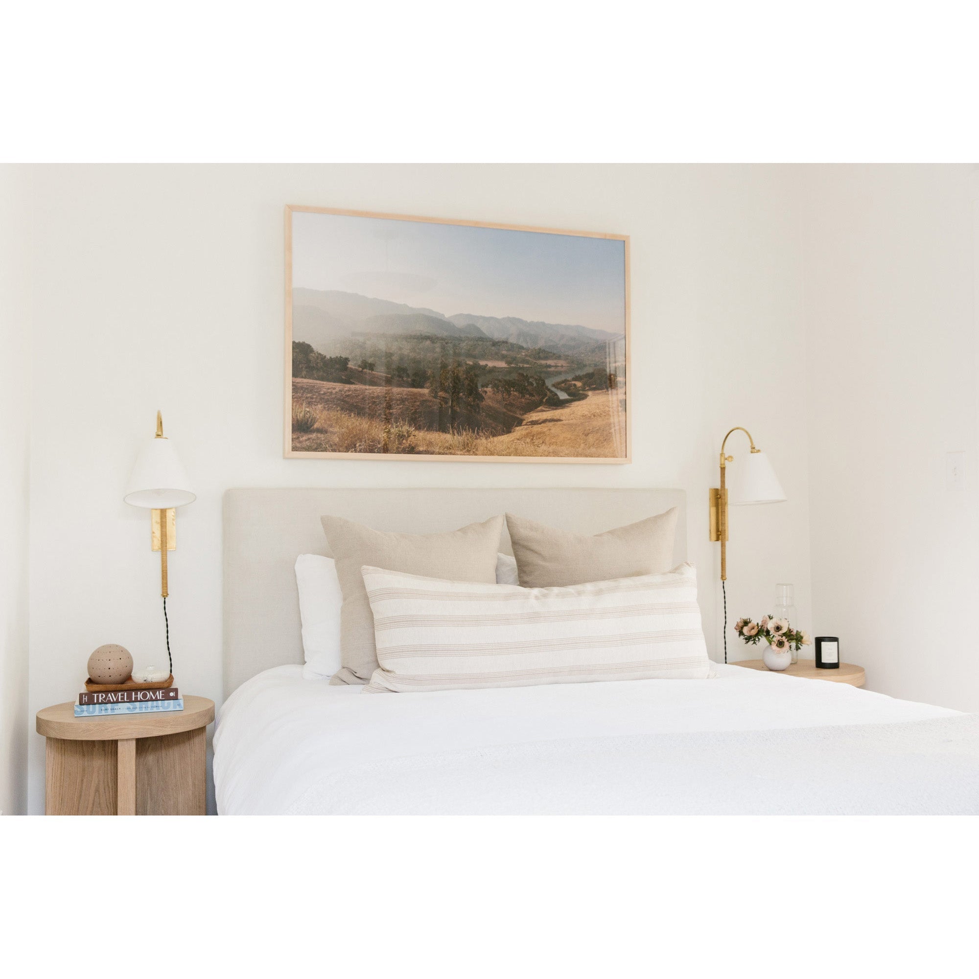 Elan Modern Minimalist Plug-In Brass Fabric Sconce Wall Lamp - Letslighting