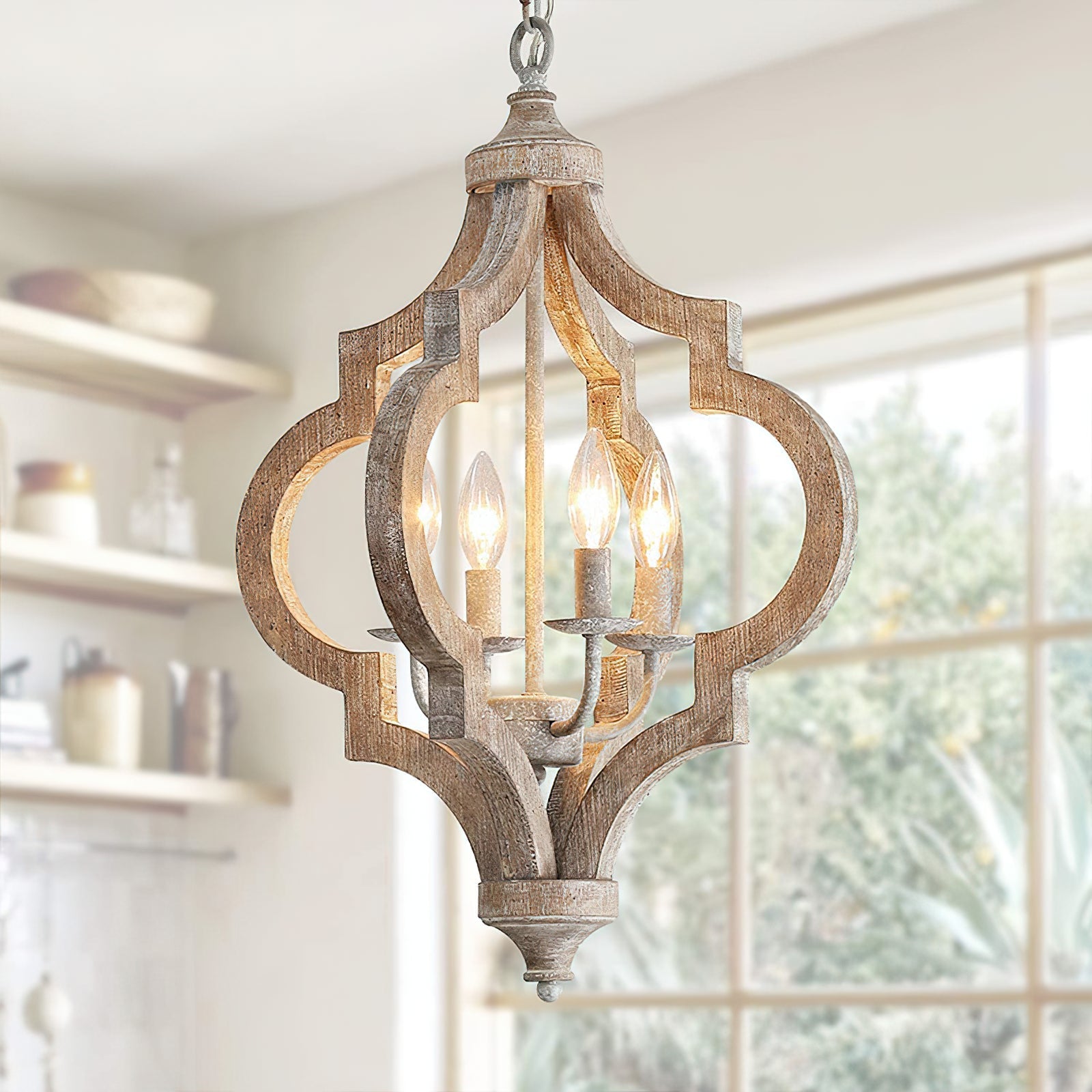 Fervor Individual Creativity Wooden Chandelier - Letslighting