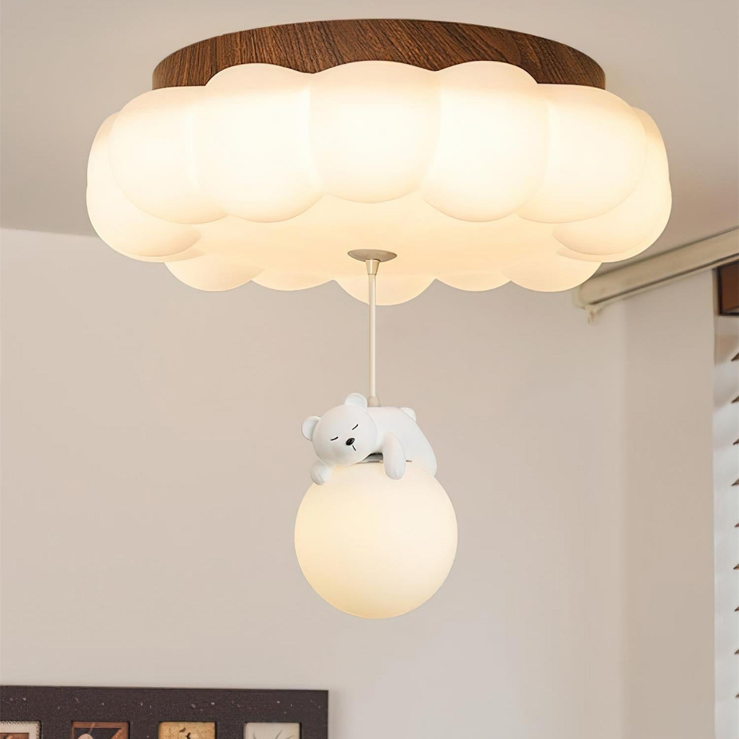 Aria Cute Cake Bear Ceiling Light - Letslighting
