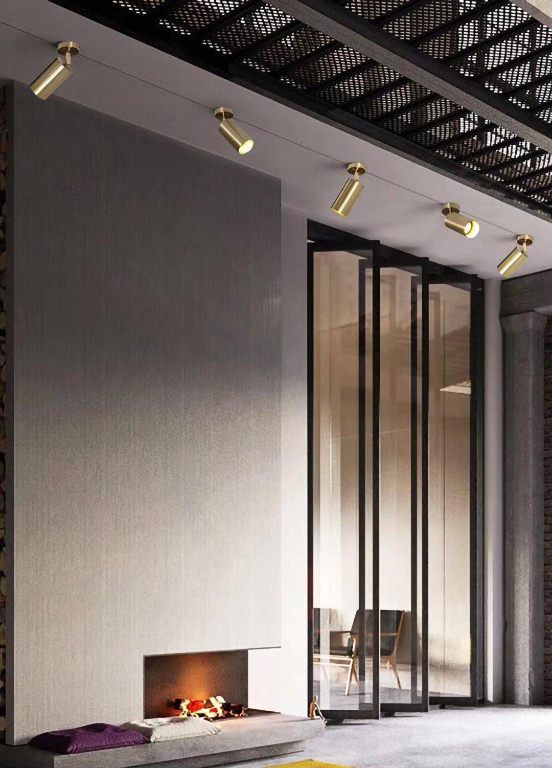 Cacaryra Modern Minimalist Brass Ceiling Lamp - Letslighting