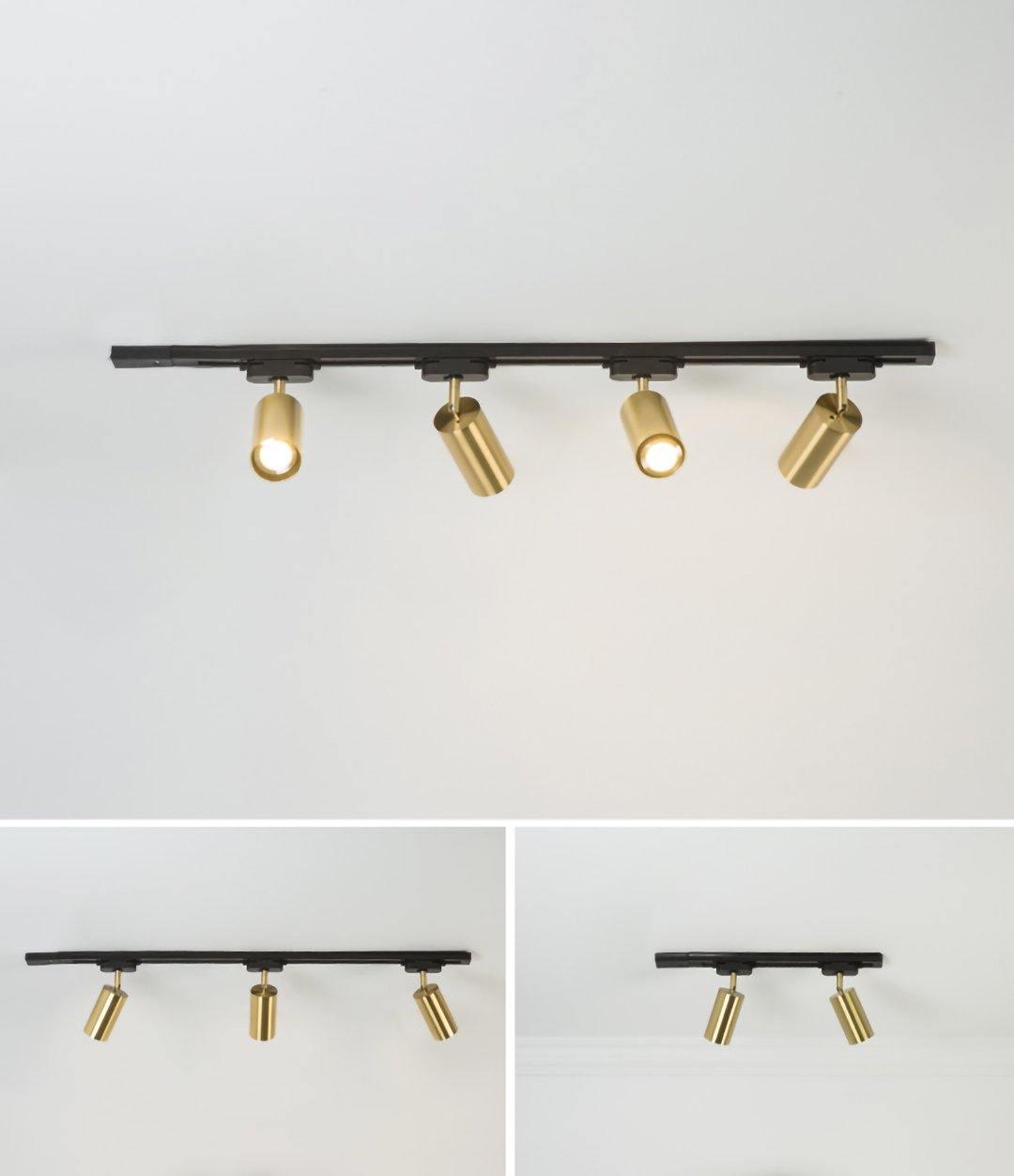 Grover Rotatable Brass Spotlight Wall Light - Letslighting