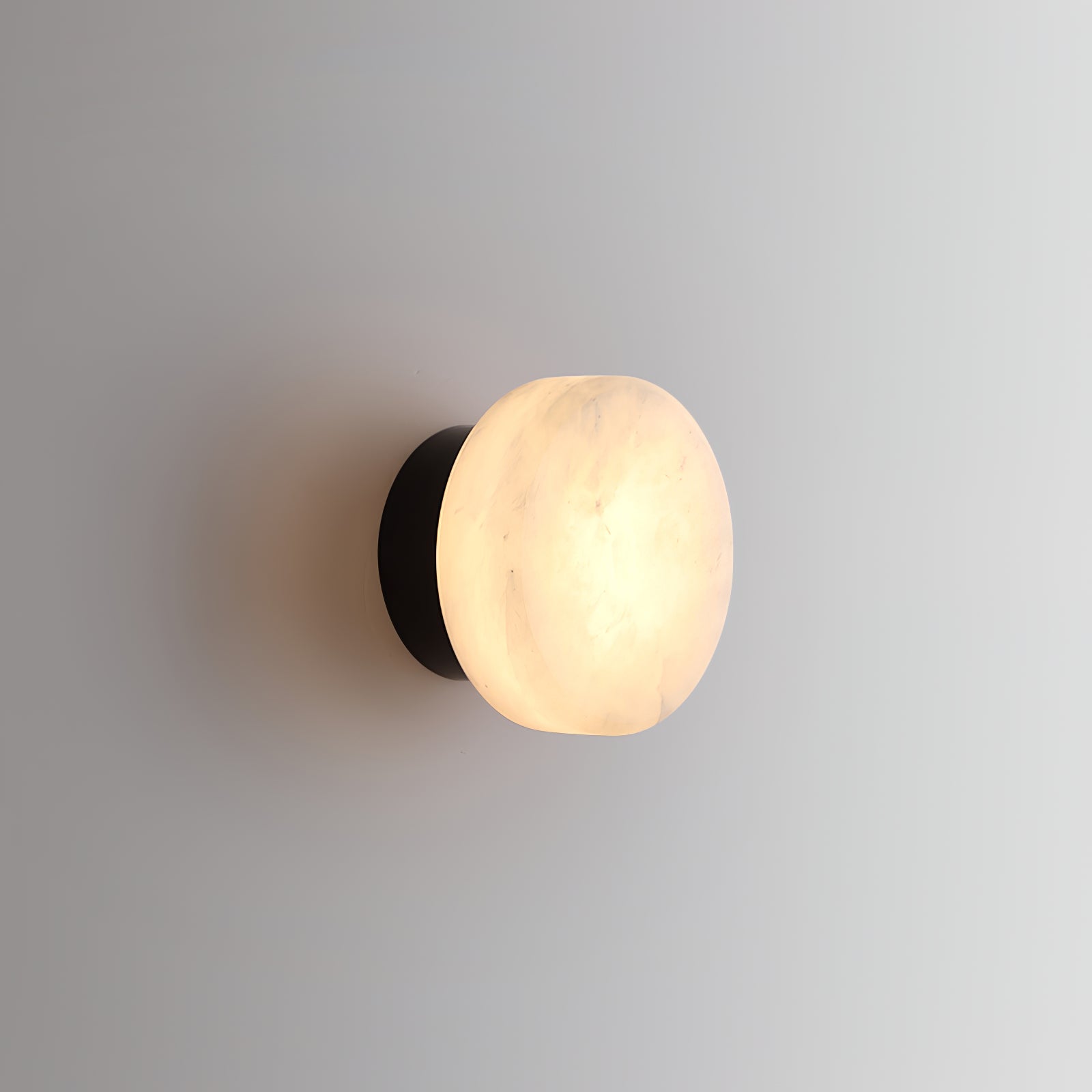 Glim Modern Minimalist Brass Alabaster Wall Lamp - Letslighting