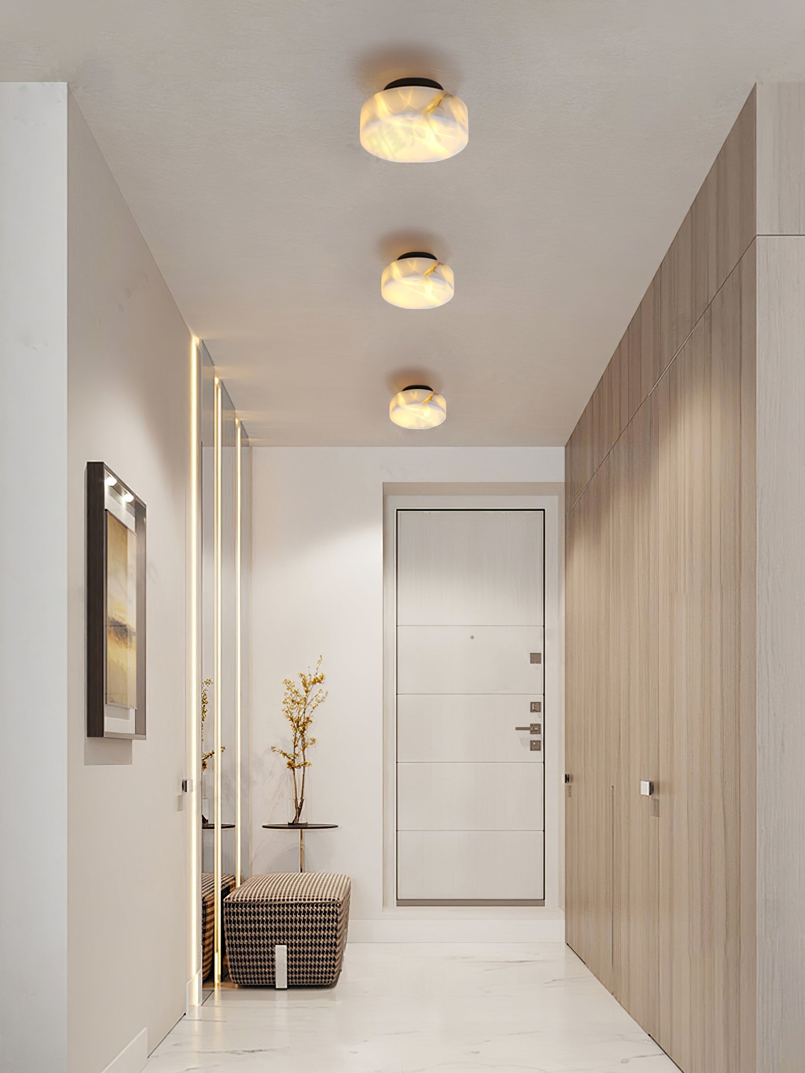 Olzorira Alabaster Wall Light - Letslighting