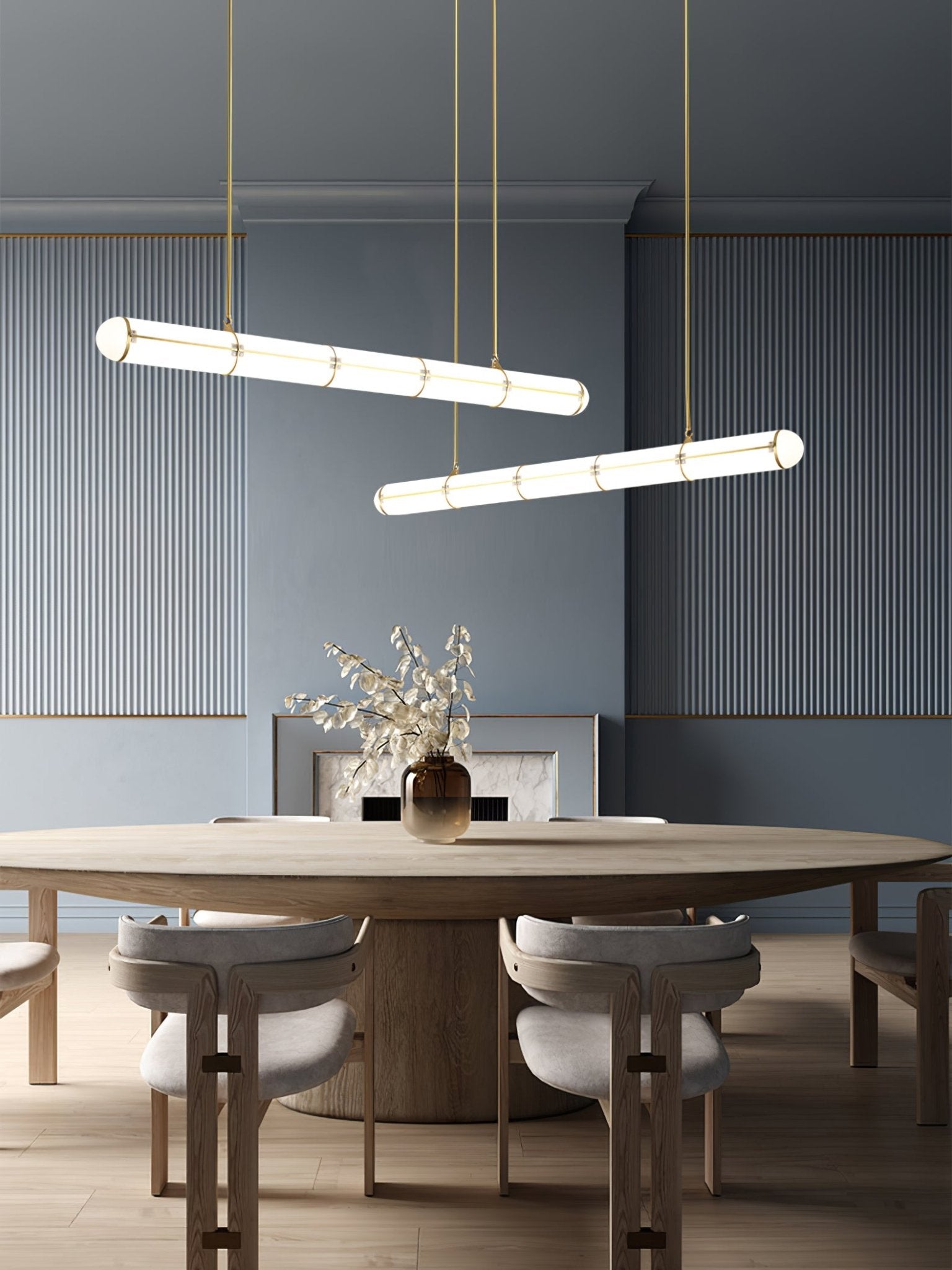 Lustra Pendant Light Cylindrical Endless Dining - Letslighting