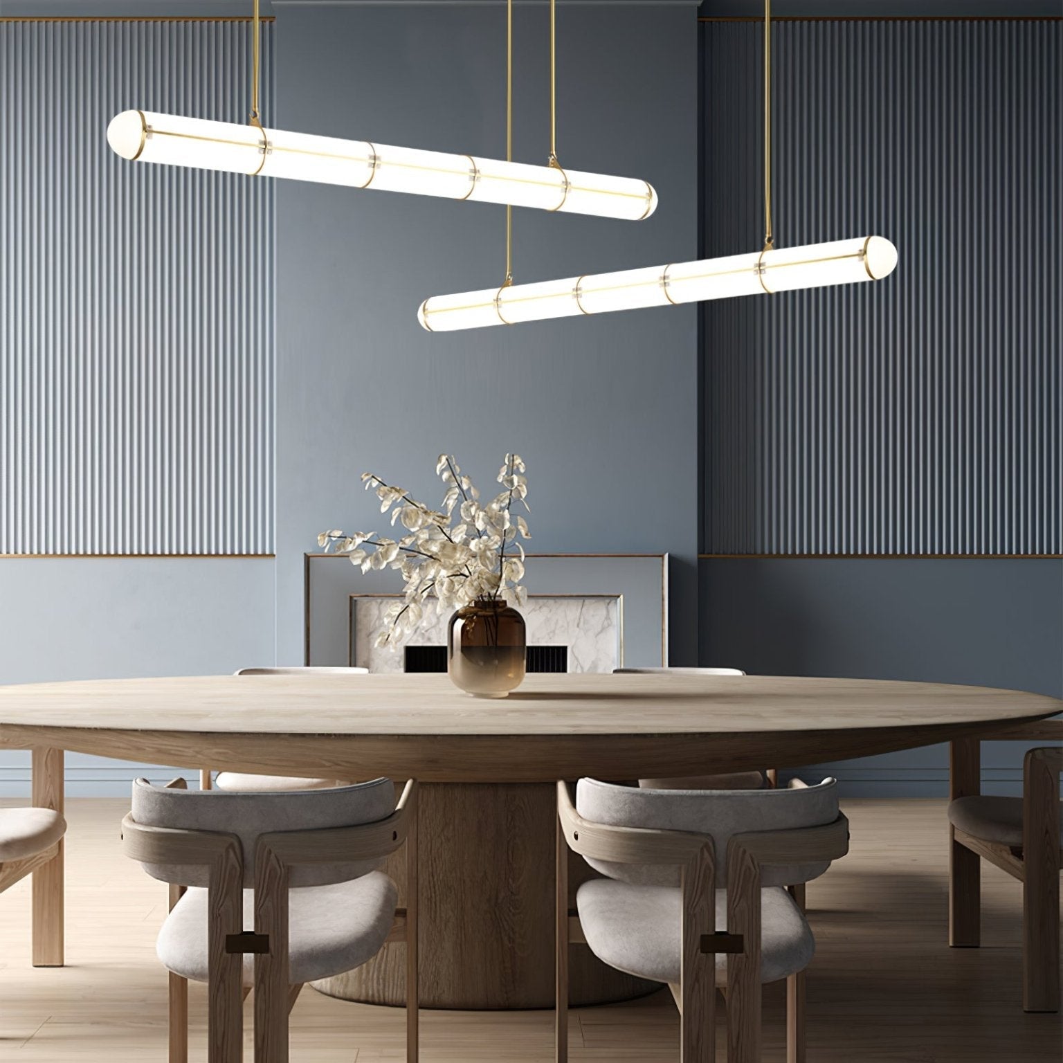 Lustra Pendant Light Cylindrical Endless Dining - Letslighting