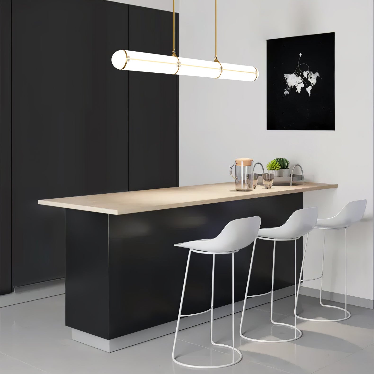 Lustra Pendant Light Cylindrical Endless Dining - Letslighting