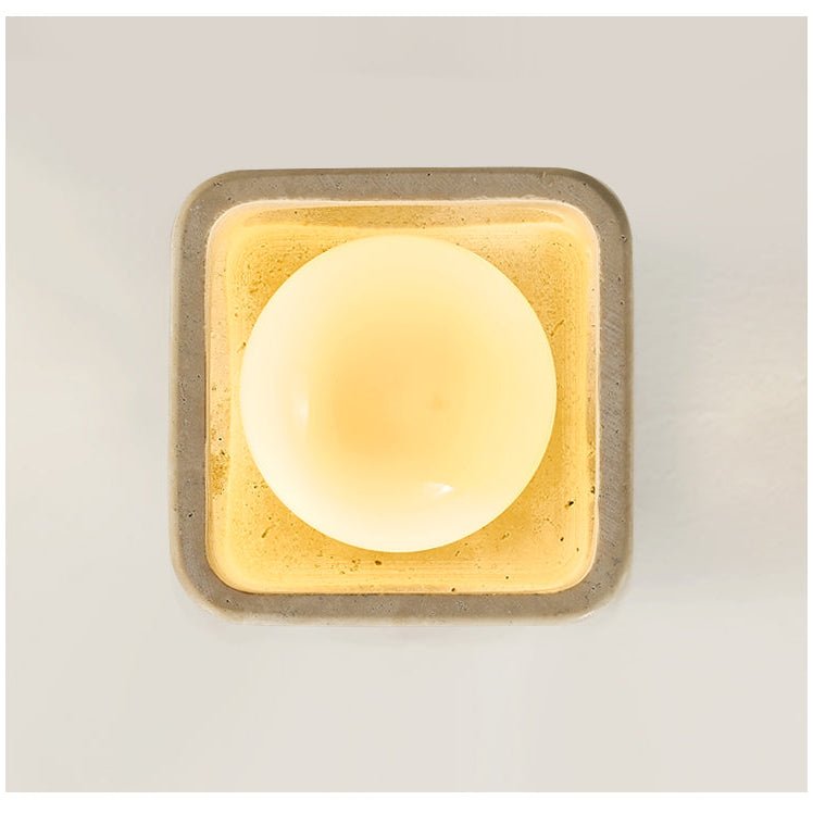 Cylinor Modern Travertine Ceiling Light