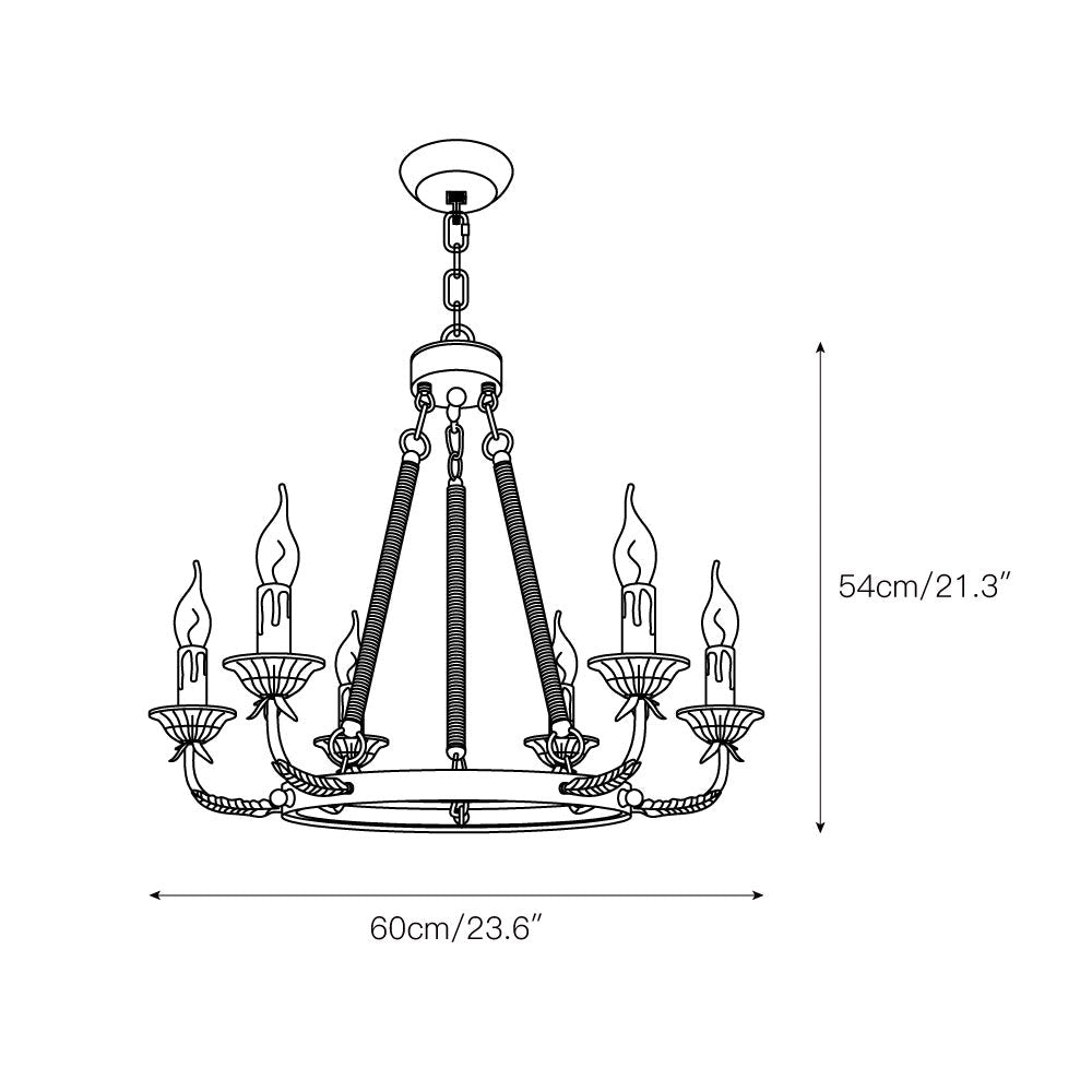 Hush Classic Vintage Industrial Chandelier - Letslighting
