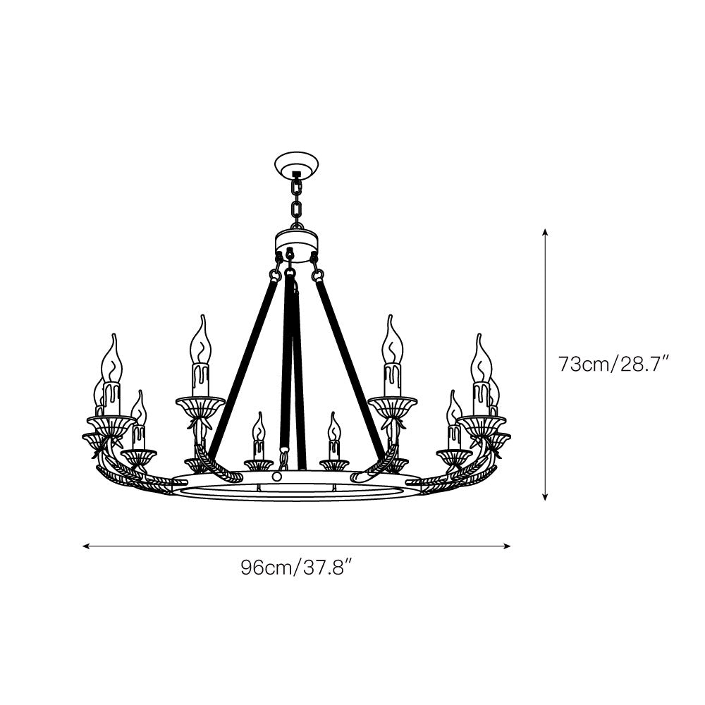 Hush Classic Vintage Industrial Chandelier - Letslighting