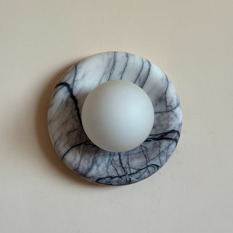 Zoraean Premium Elegance White Marble Sconce Wall Lamp - Letslighting