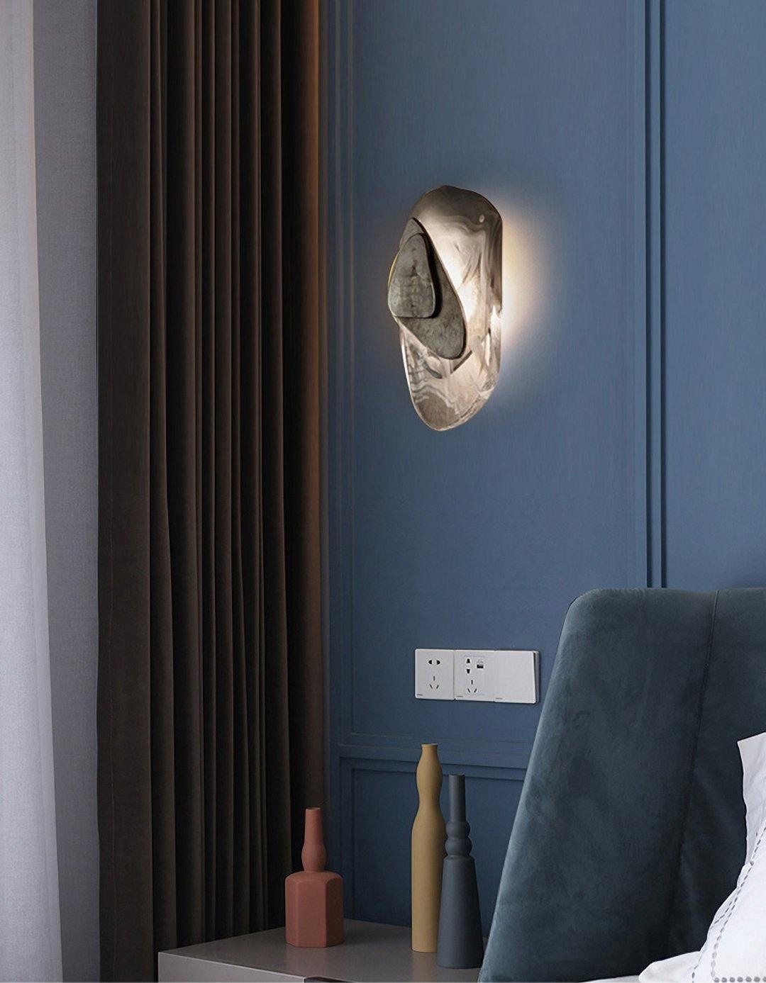 Blind Premium Nordic Art Glass Wall Lamp - Letslighting
