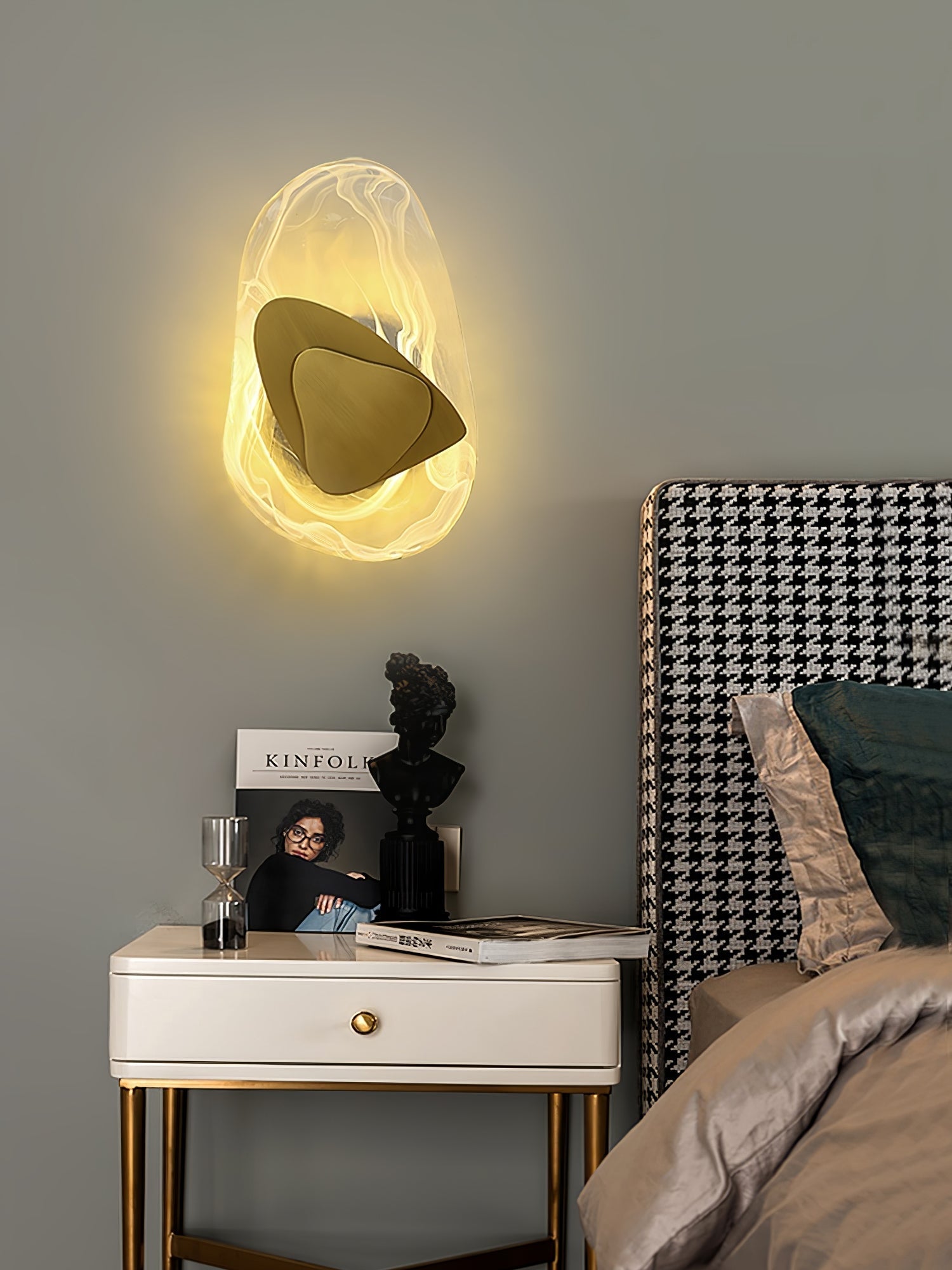 Blind Premium Nordic Art Glass Wall Lamp - Letslighting