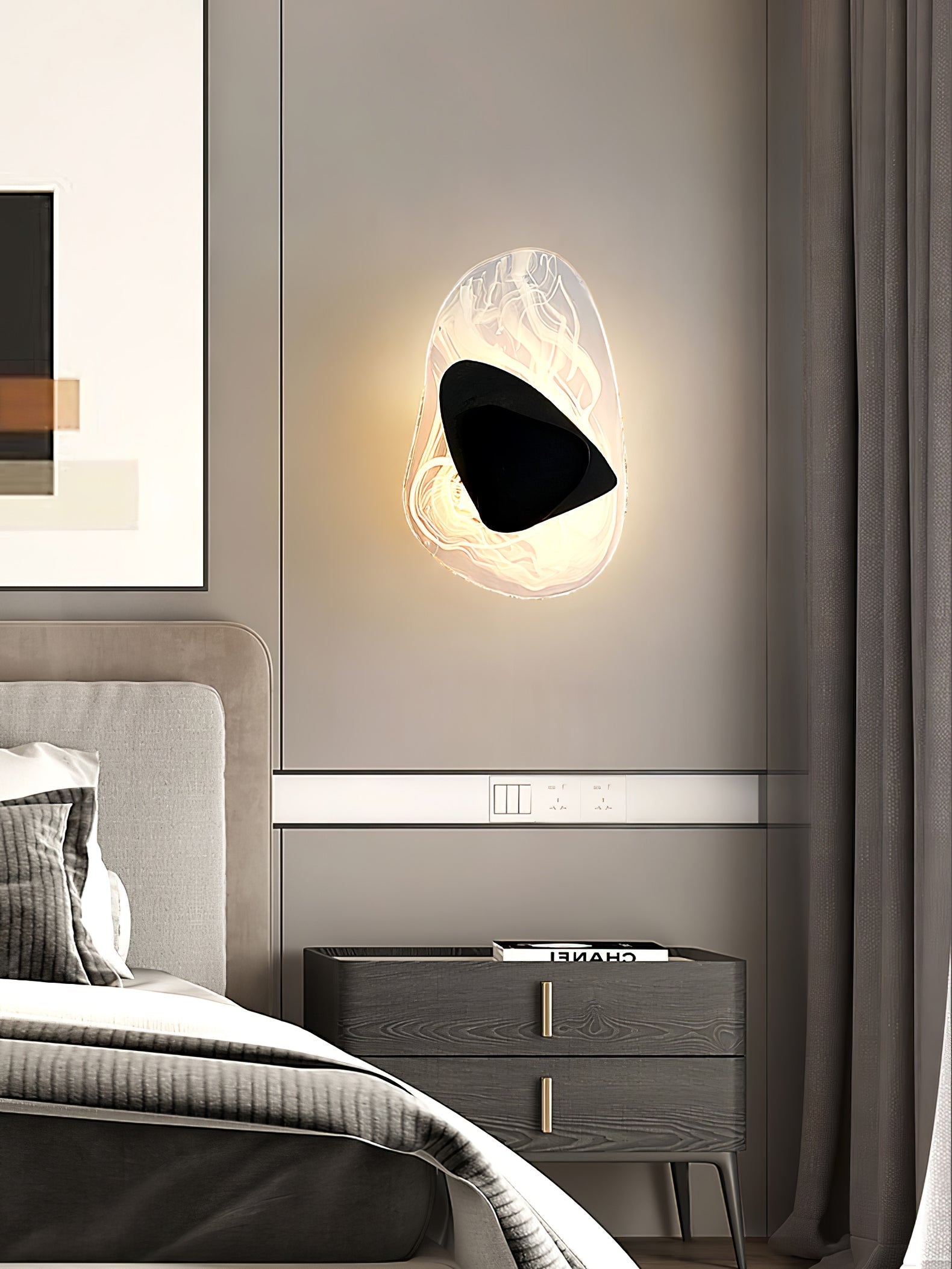 Blind Premium Nordic Art Glass Wall Lamp - Letslighting