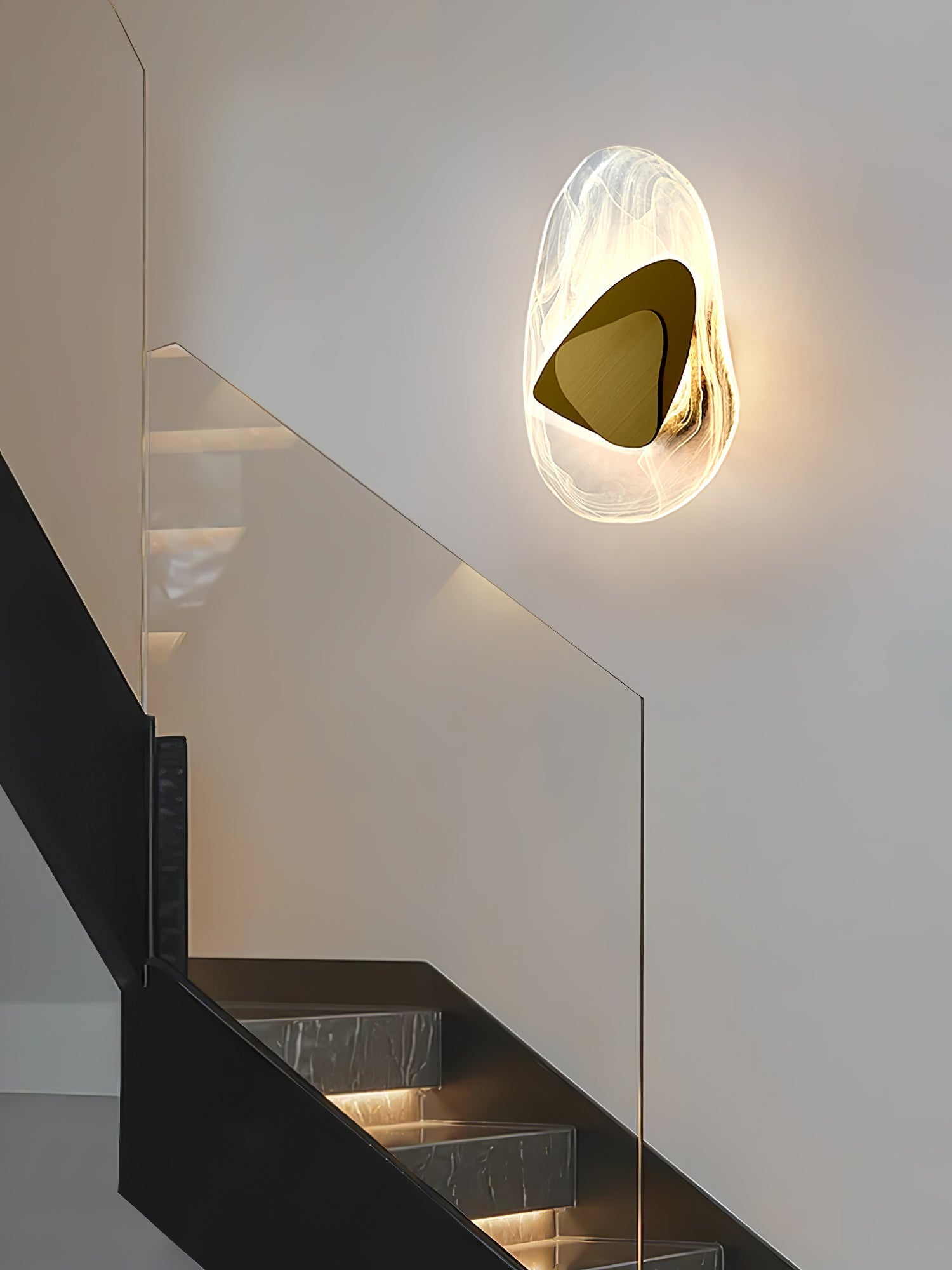 Blind Premium Nordic Art Glass Wall Lamp - Letslighting