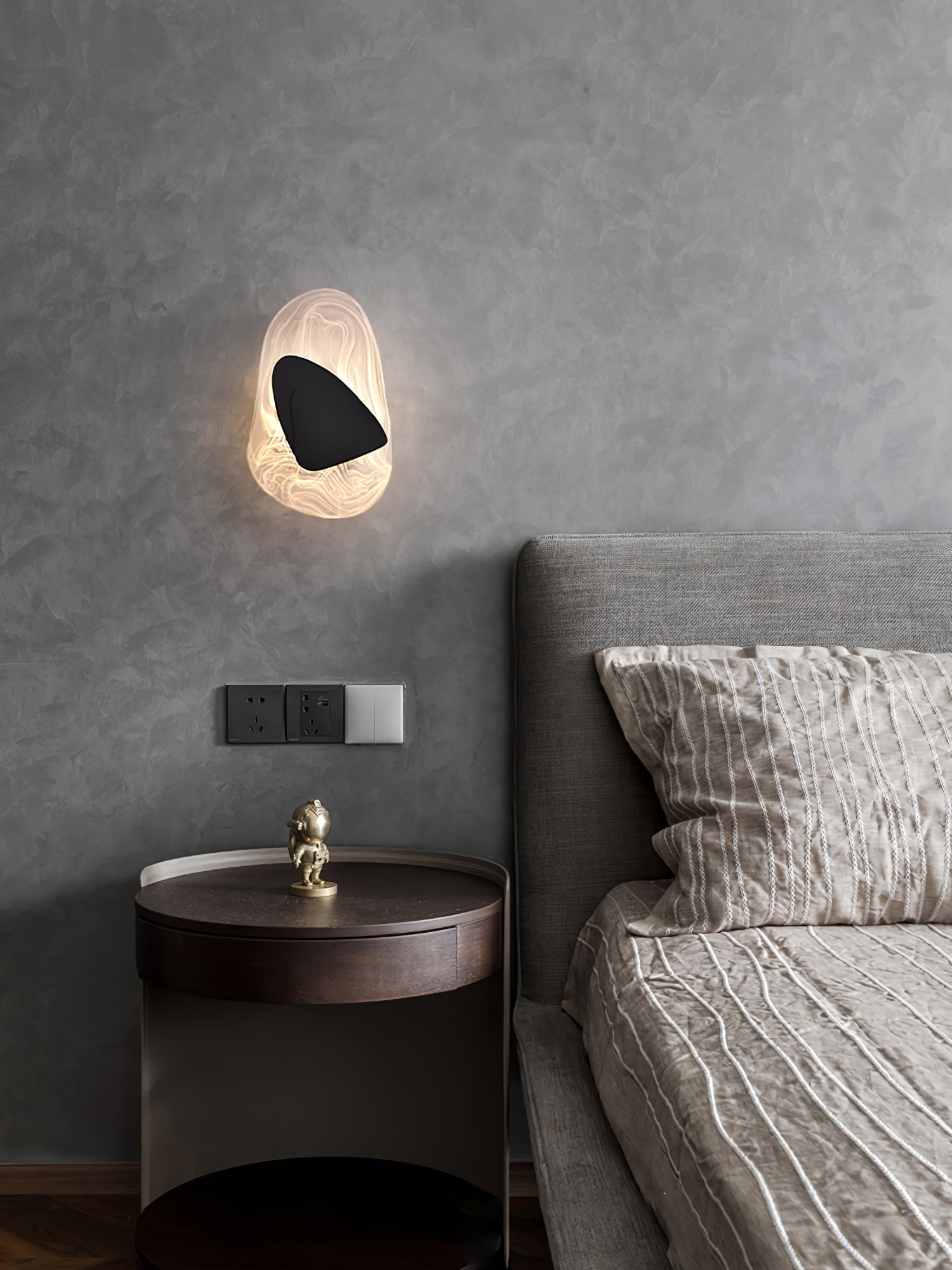 Blind Premium Nordic Art Glass Wall Lamp - Letslighting