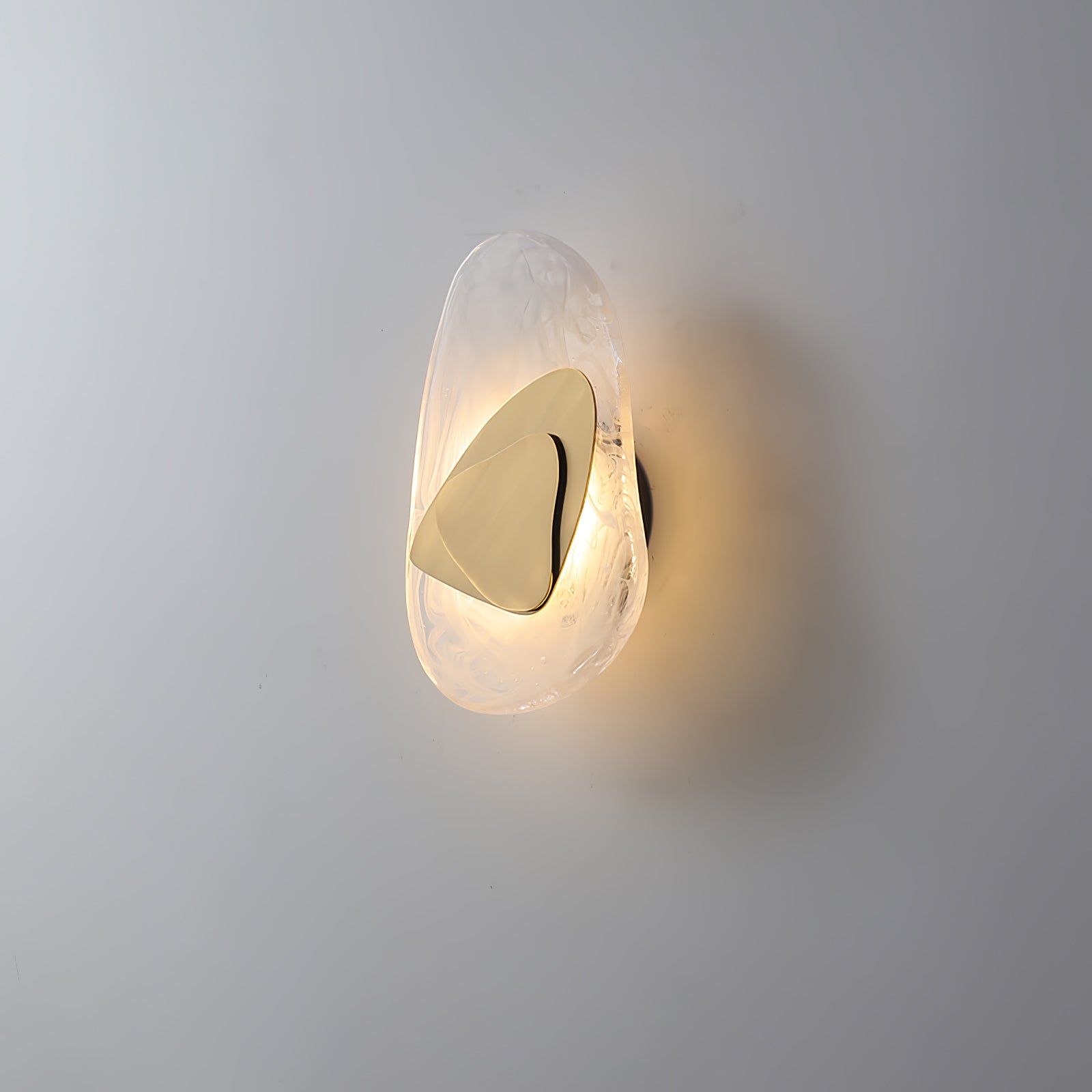 Valentina Artistic Black Glass Wall Lamp - Letslighting
