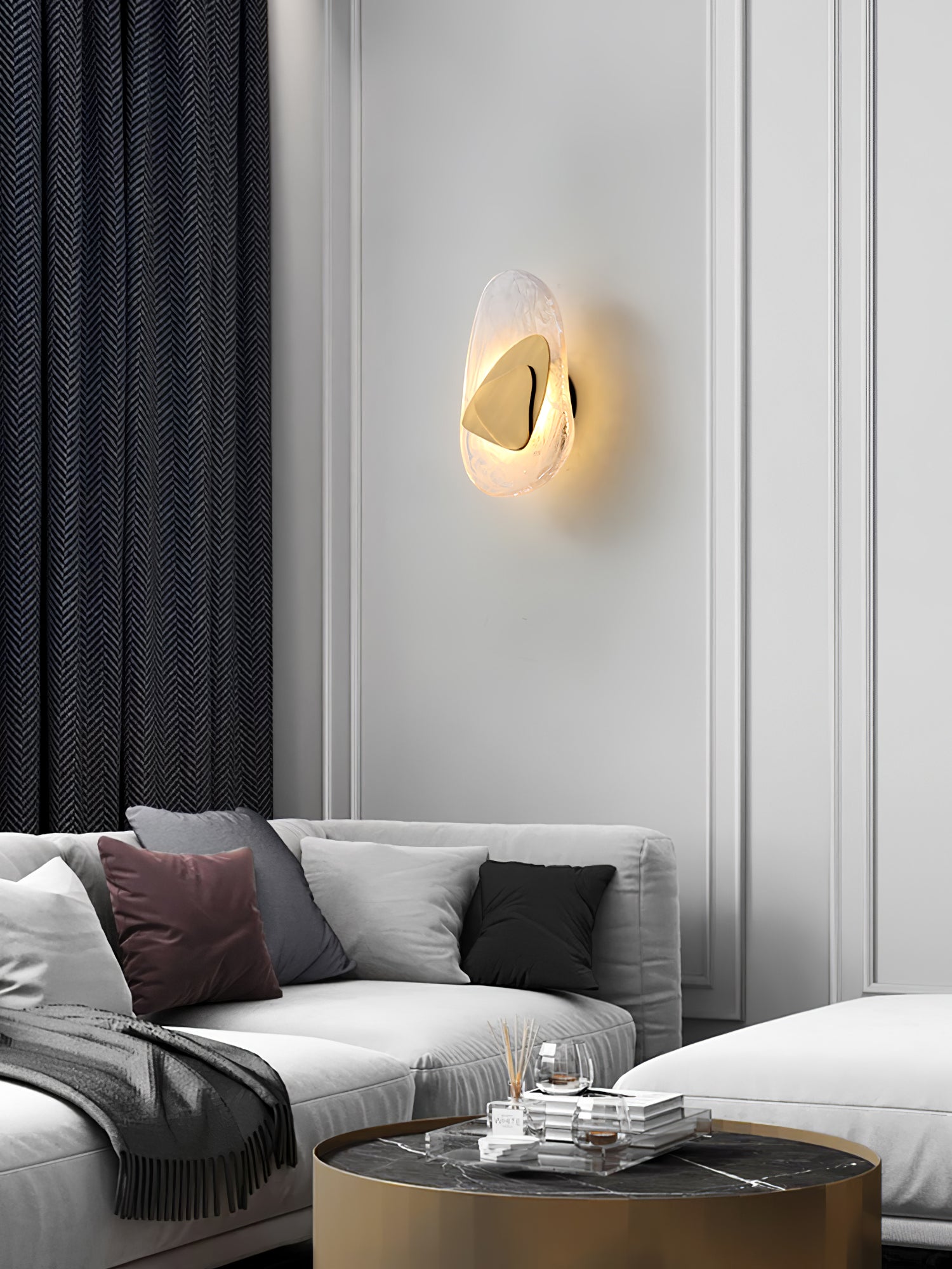 Blind Premium Nordic Art Glass Wall Lamp - Letslighting