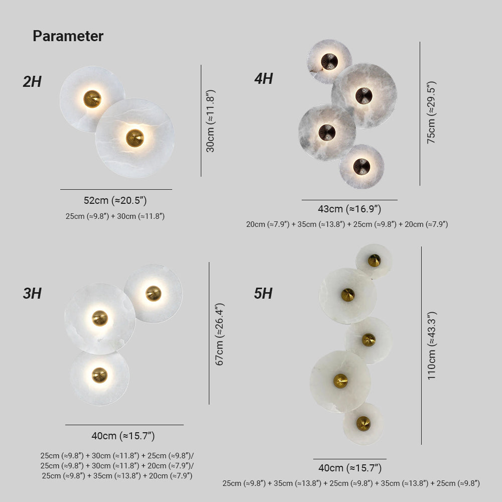 Kristy Alabaster Combination Wall Lamp - Letslighting