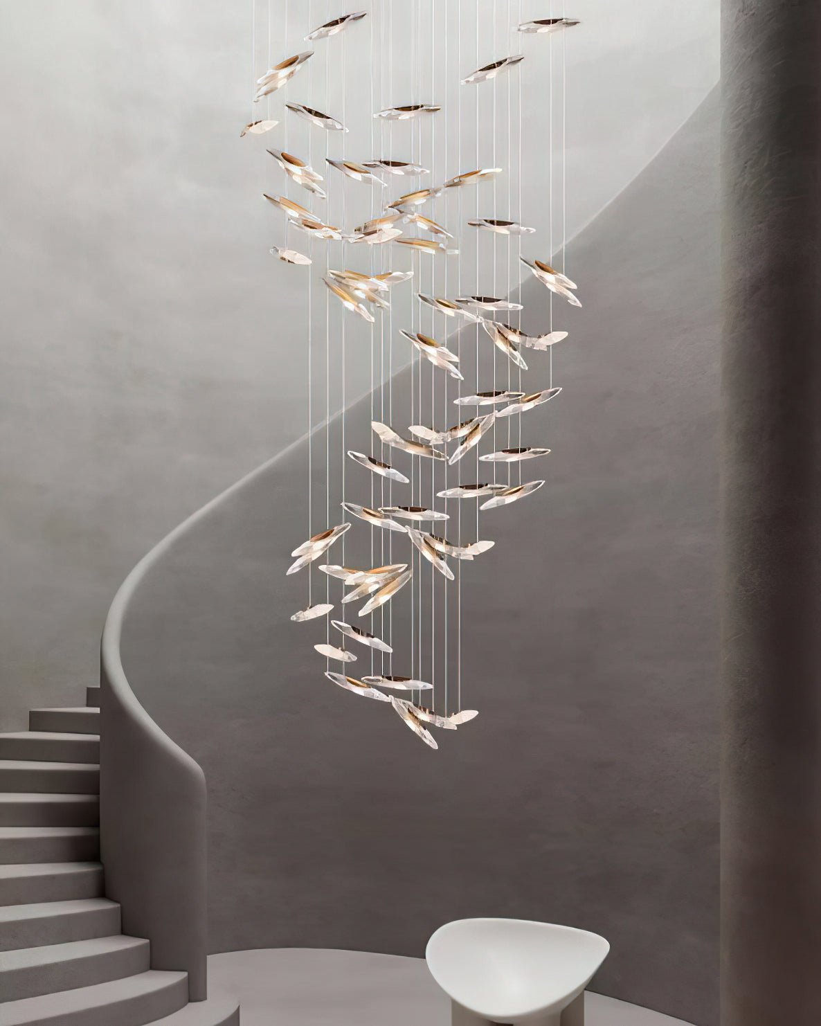 Armira Luxury Moonlight Whispers Glass Chandelier - Letslighting