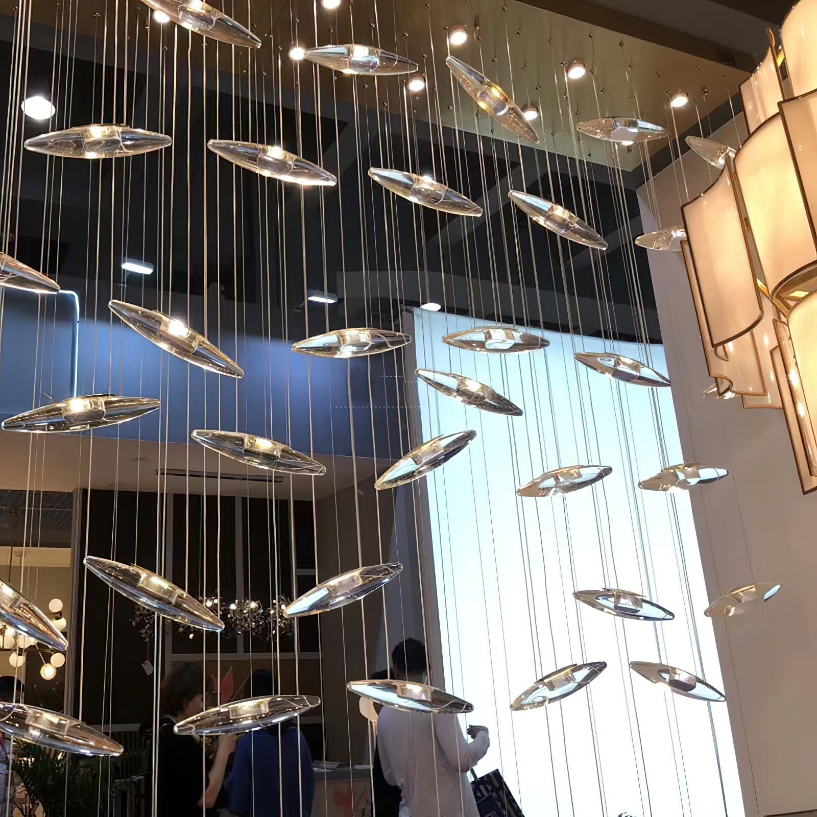Armira Luxury Moonlight Whispers Glass Chandelier - Letslighting