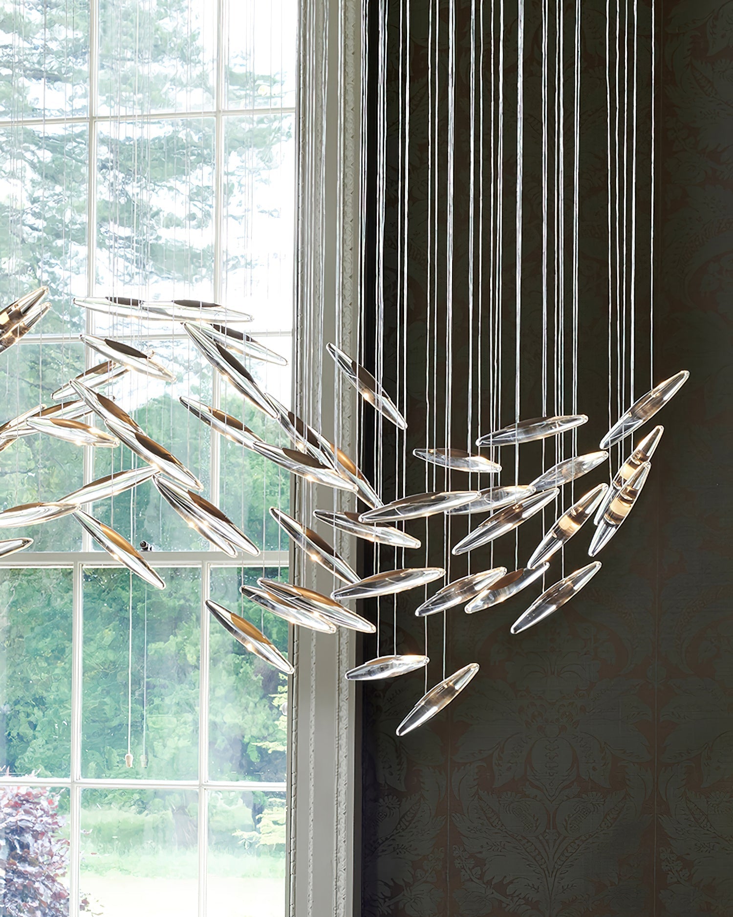 Armira Luxury Moonlight Whispers Glass Chandelier - Letslighting